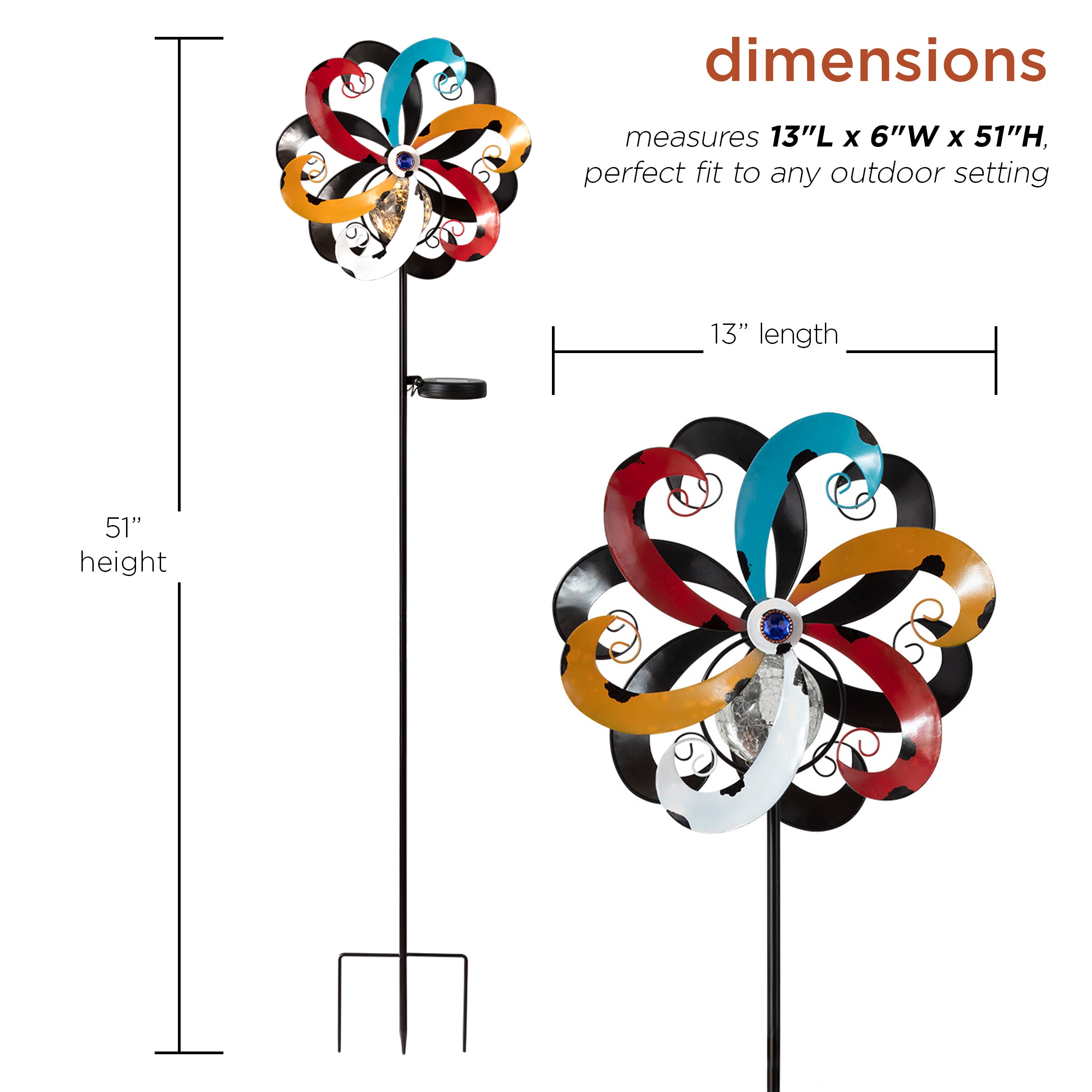 Alpine Corporation YCC212SLR Wind-Spinners - View #3