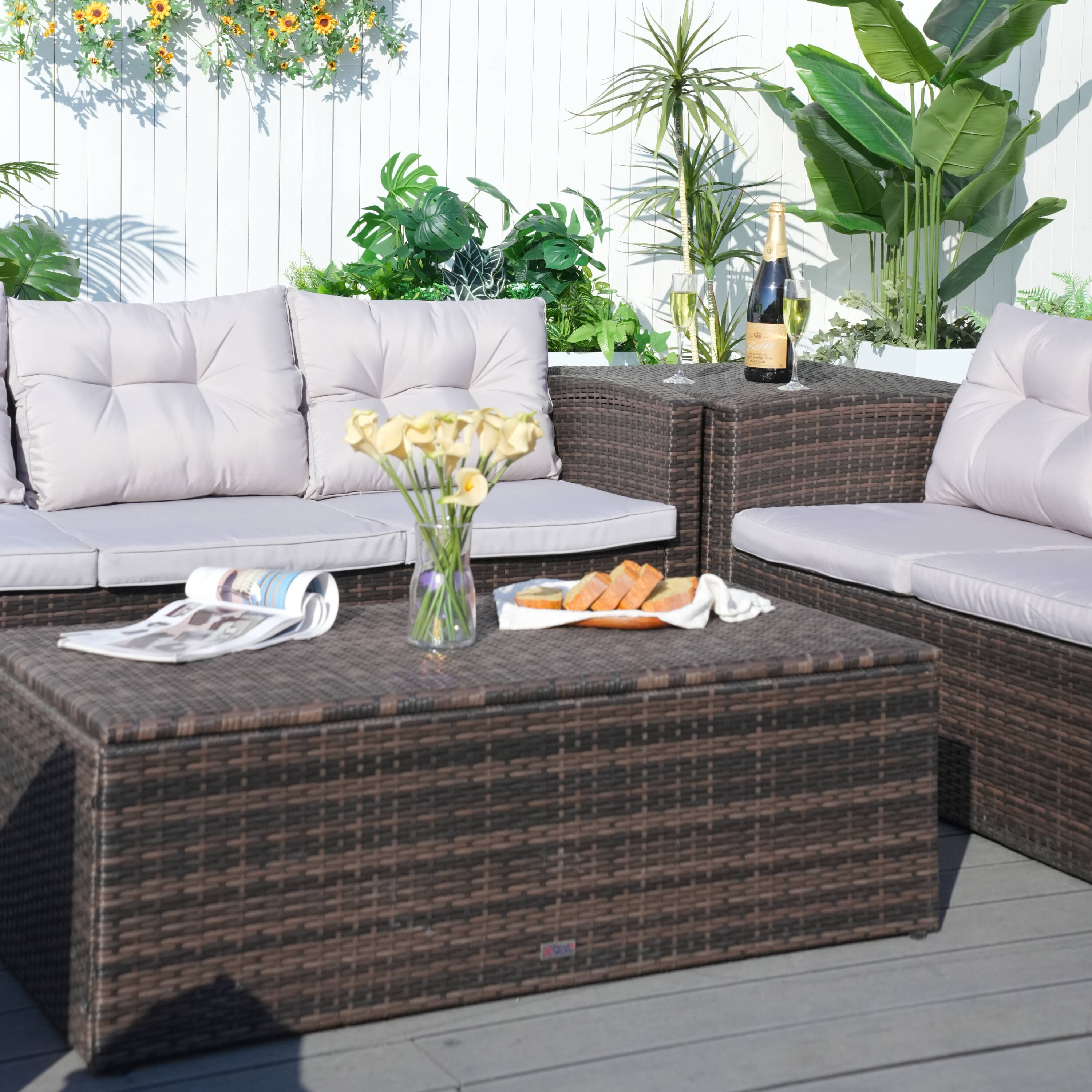 Moda Furnishings MOS-1503-B Patio-Conversation-Sets - View #7