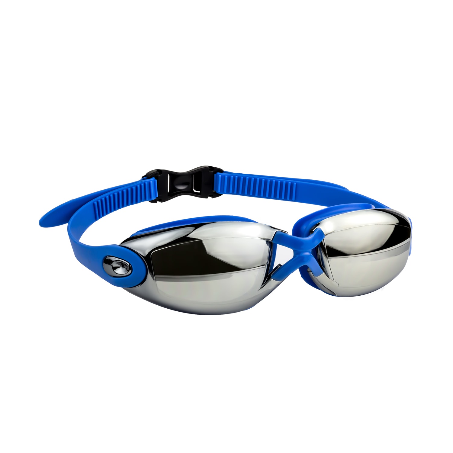 Poolmaster Blue Reflector Mirror Sport Goggles Blue Mirror Swim goggles