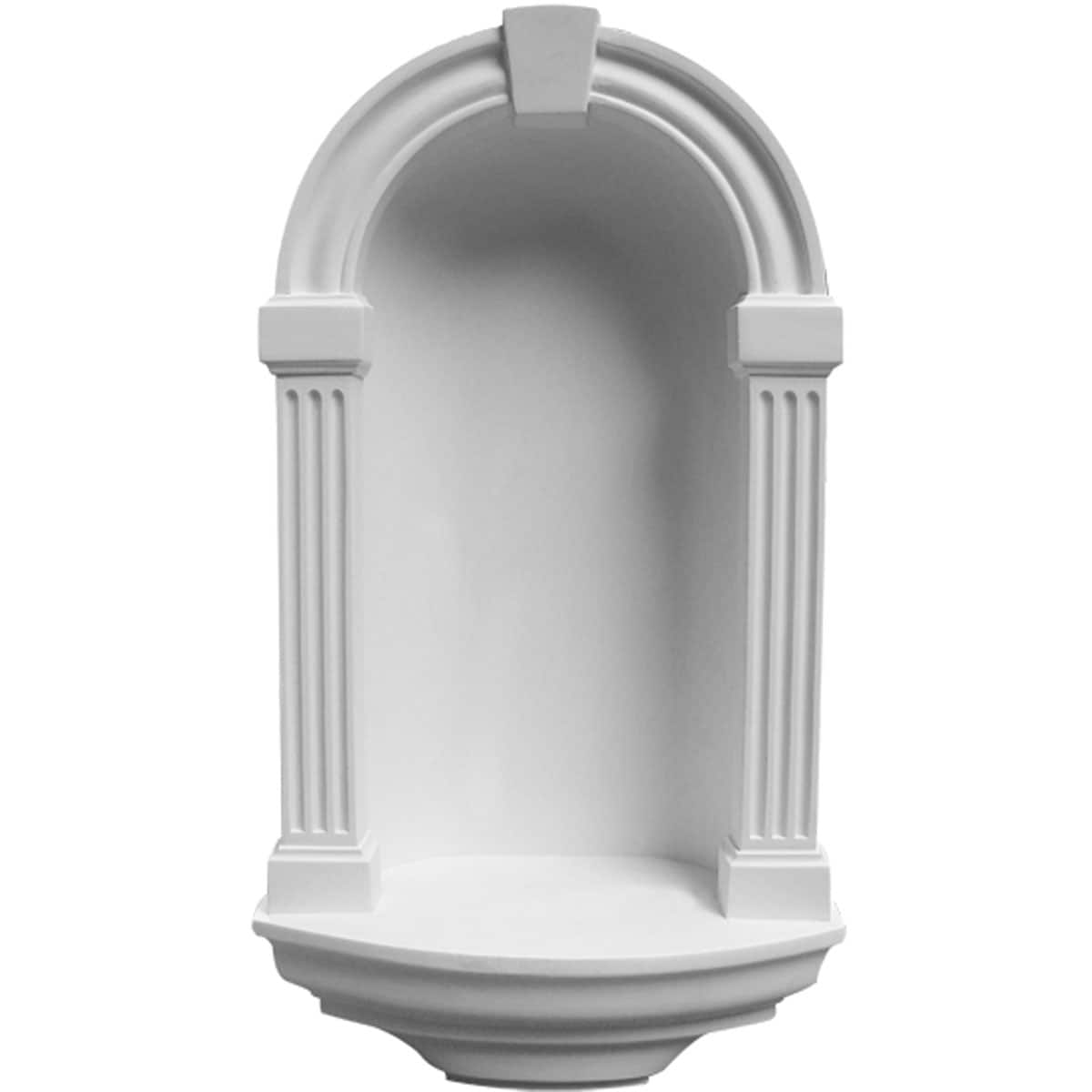 Ekena Millwork NCH16X30AL Alexandria 16.375-in x 30-in Primed Polyurethane Niche