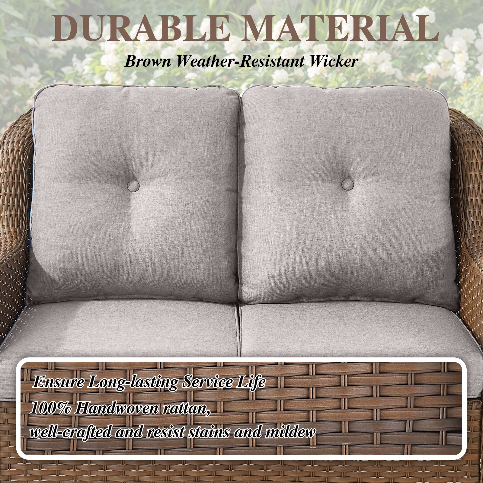 Jeehope PASPBR12-3 Patio-Sofas-Daybeds - View #5