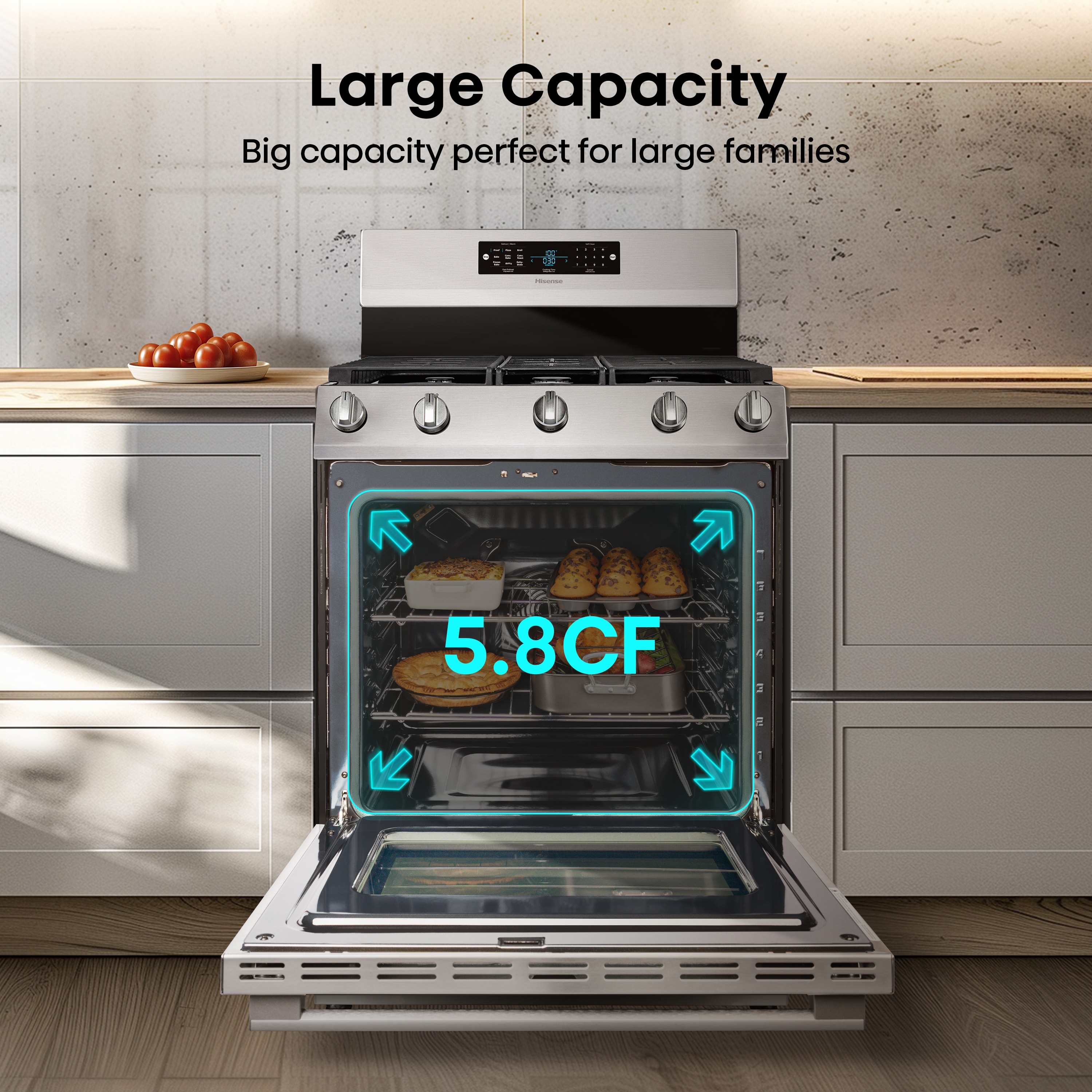 Hisense HBG3601CPS Freestanding-Gas-Ranges - View #14