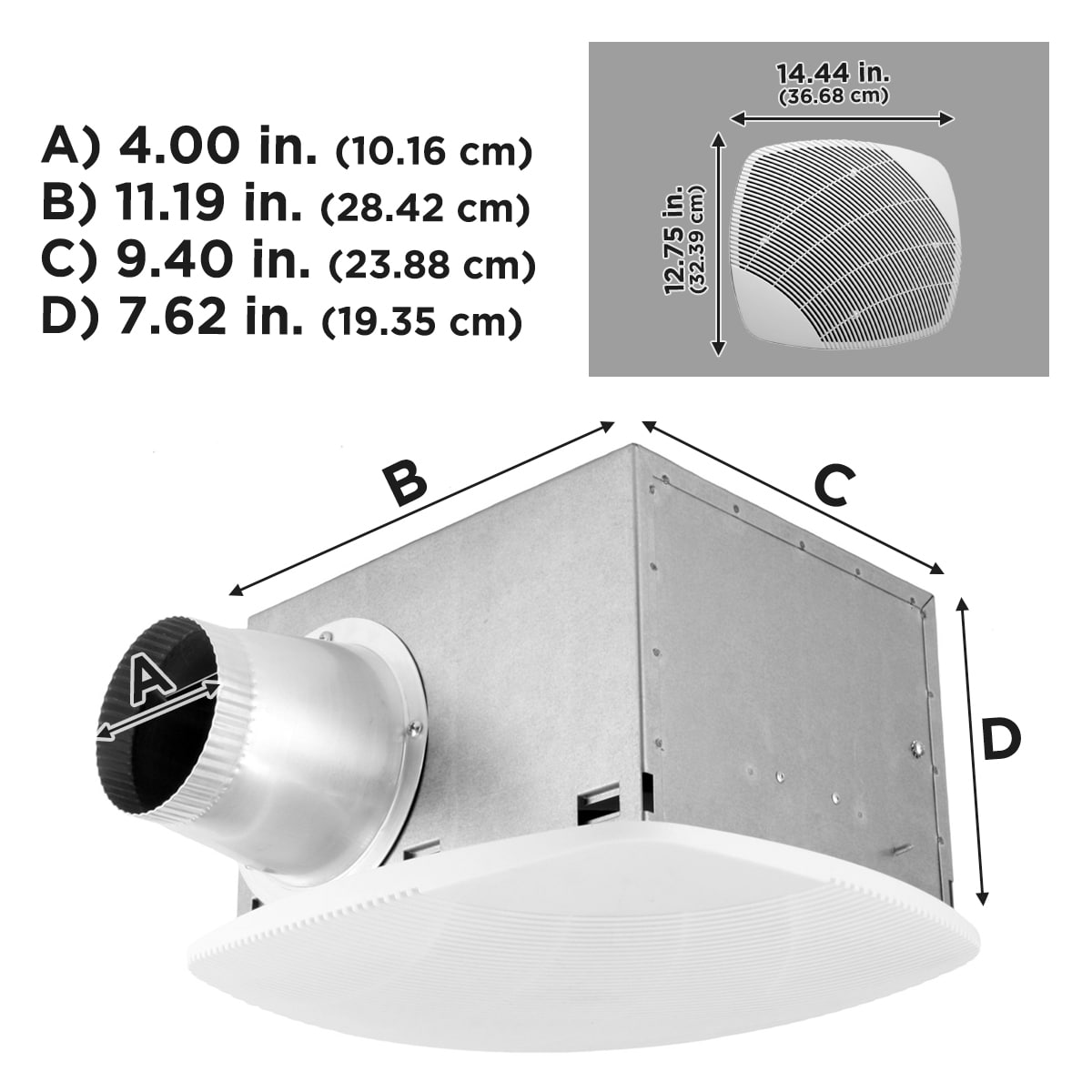 Maxx Air NXSH130 Bath-Fans - View #4