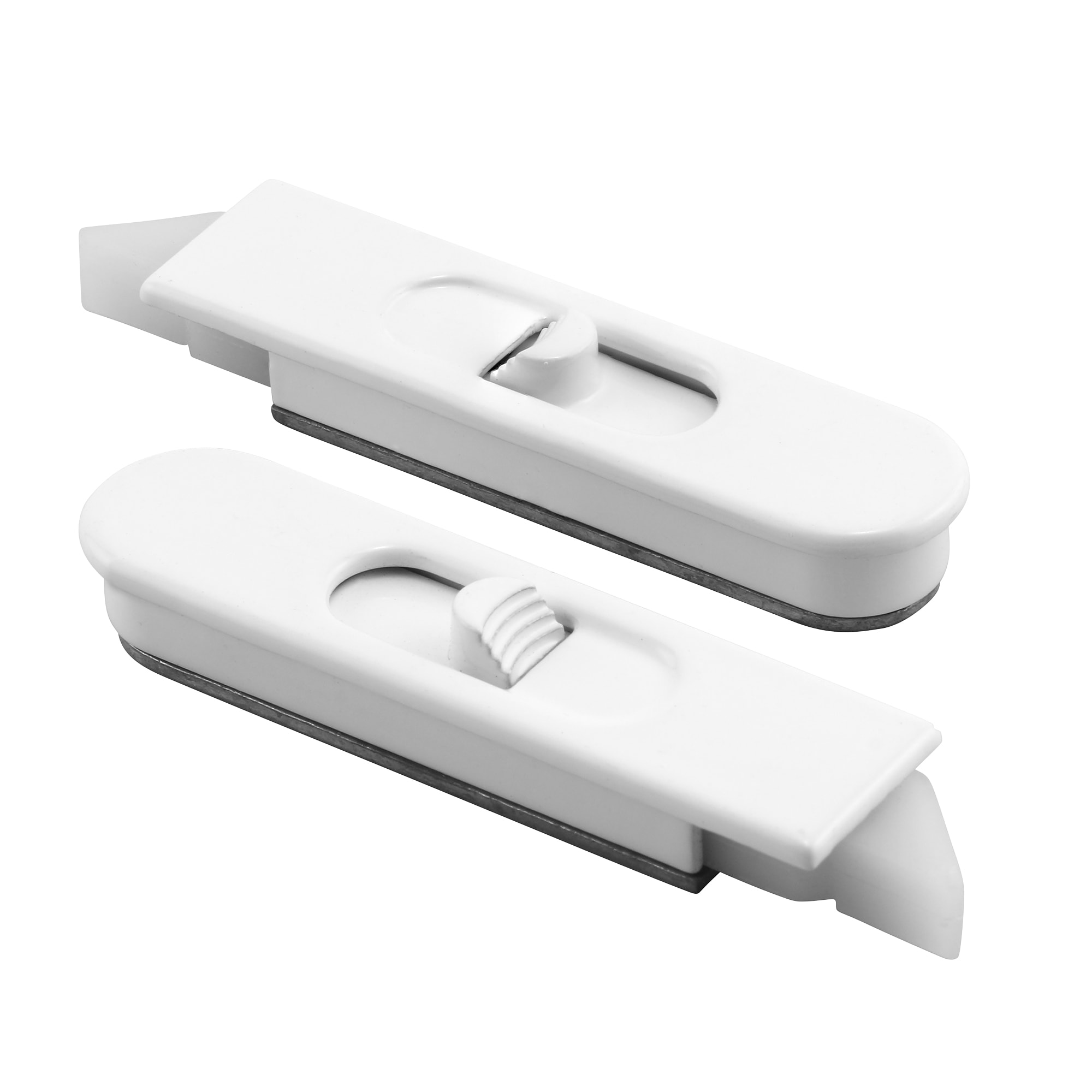 Prime-Line Spring Loaded Plastic Left and right tilt latch set #F 2936