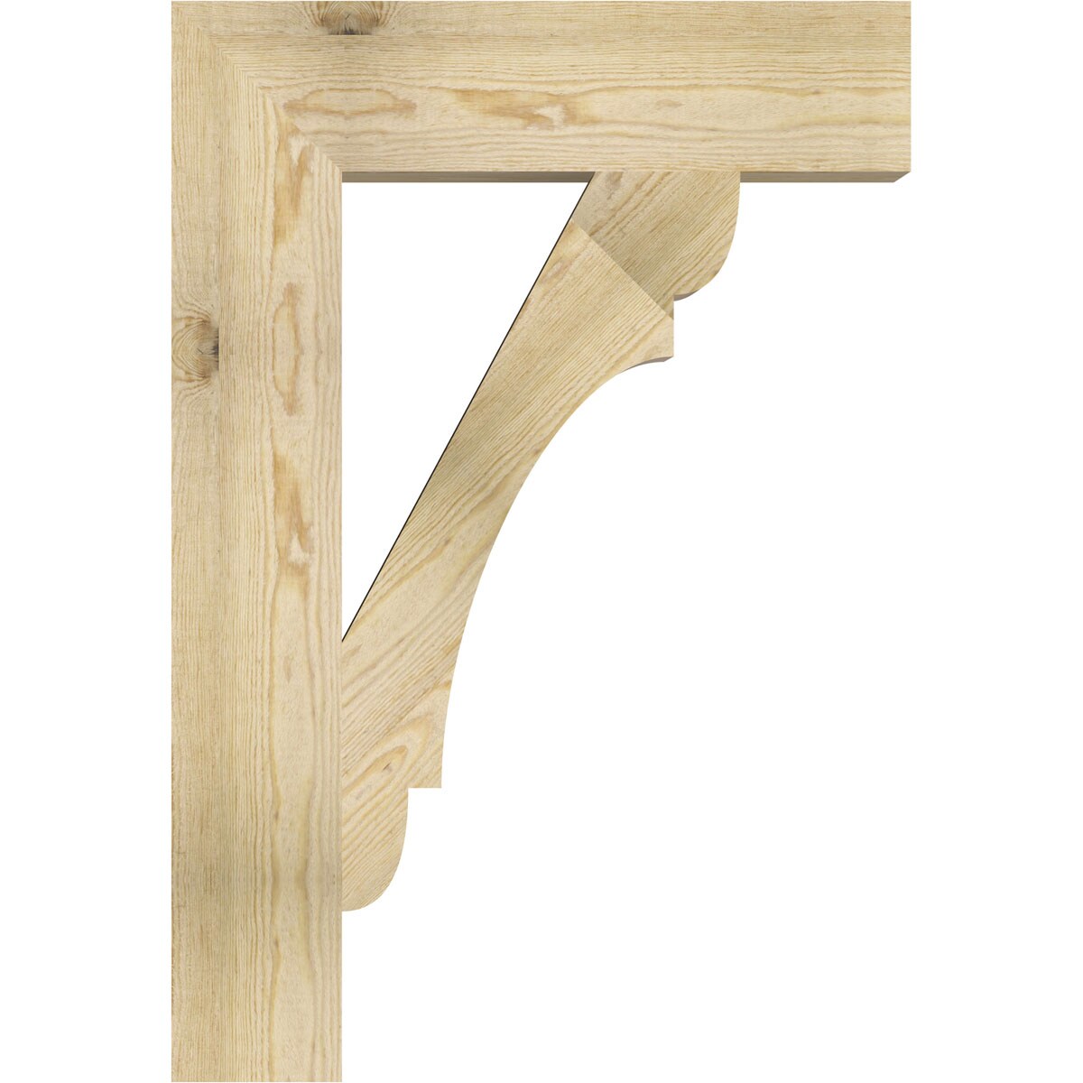 Ekena Millwork BKT06X26X38OLY05RDF Exterior-Brackets-Braces - View #3