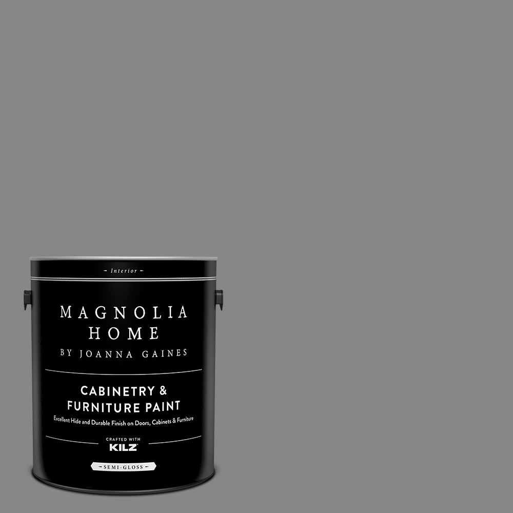 Magnolia Home MAG090-4082238  by Joanna Gaines Semi-gloss Teak Cups MAG090 Tintable Cabinet Furniture Paint Enamel ( 1-gallon )