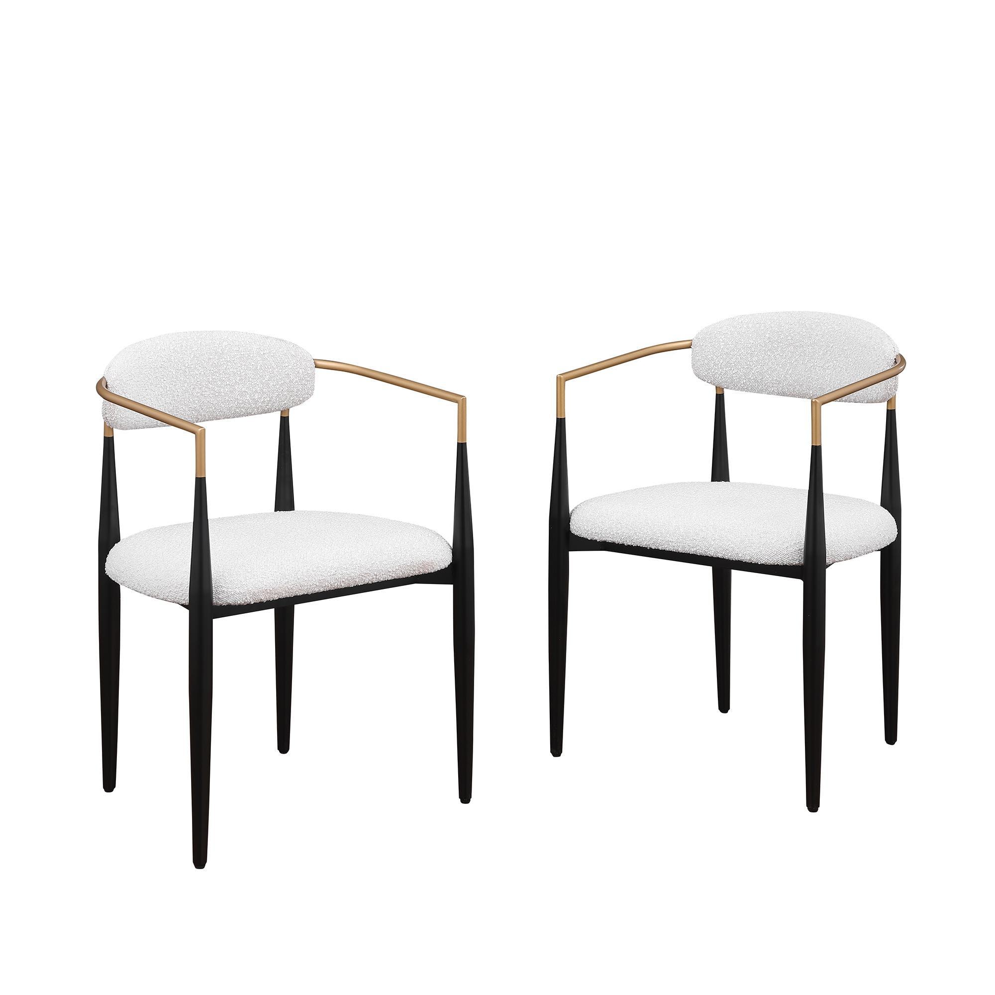 FARATI D2006DC-WHITE Dining-Chairs - View #3