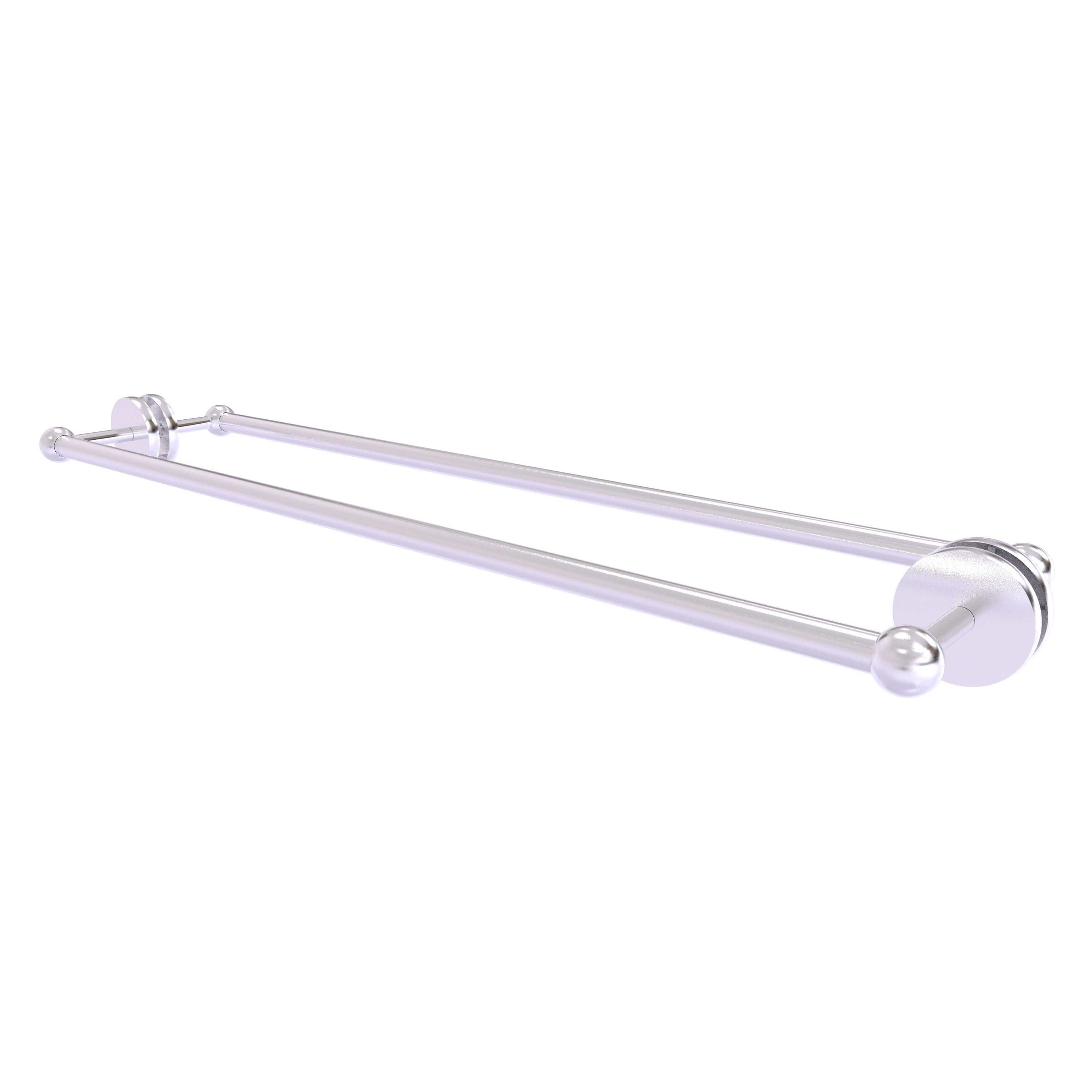 Allied Brass P1000-41-BB-30-SCH Prestige Skyline 30-in double Satin Chrome Wall mount Double Towel Bar