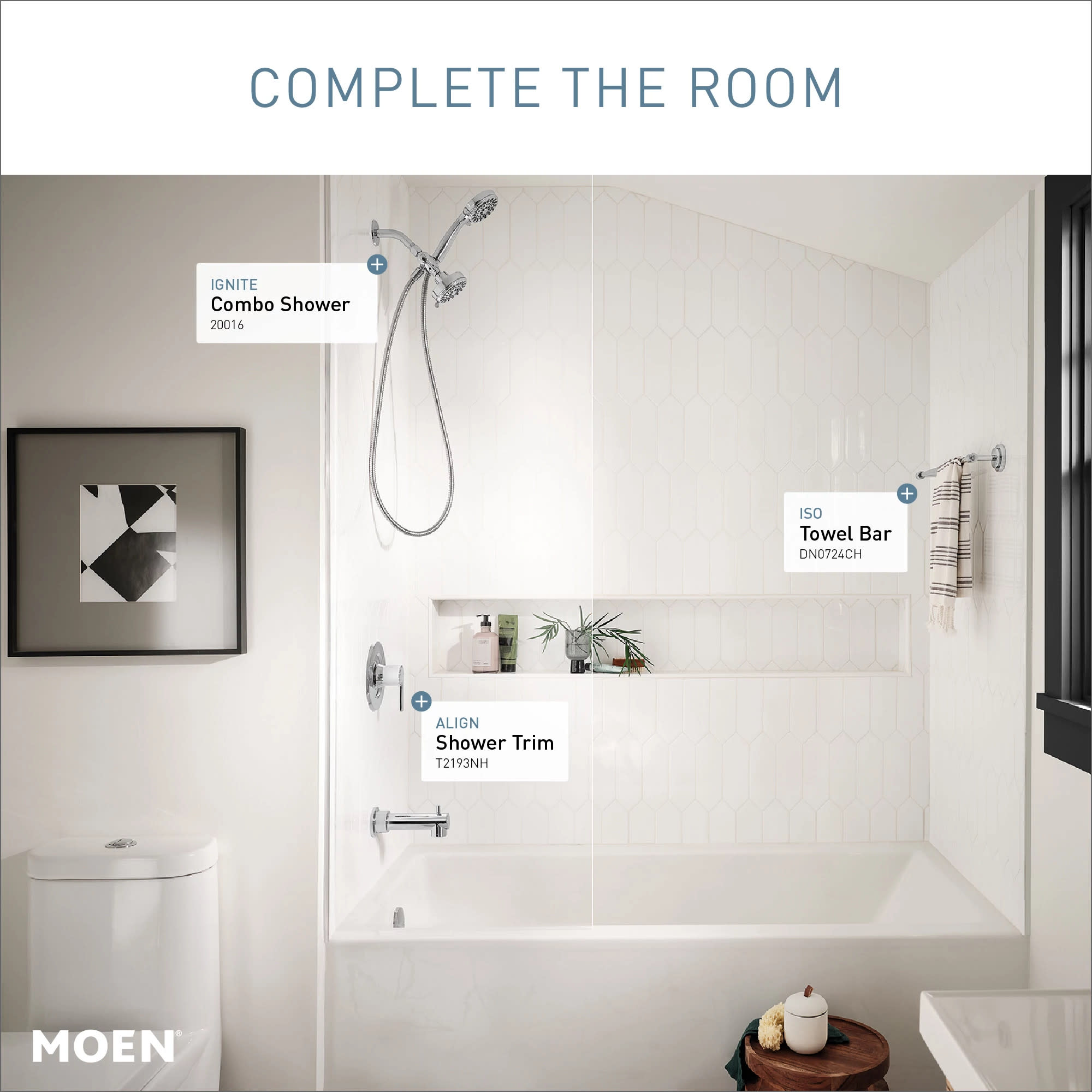 Chrome Dual Handheld Multi-Function Shower Head Combo