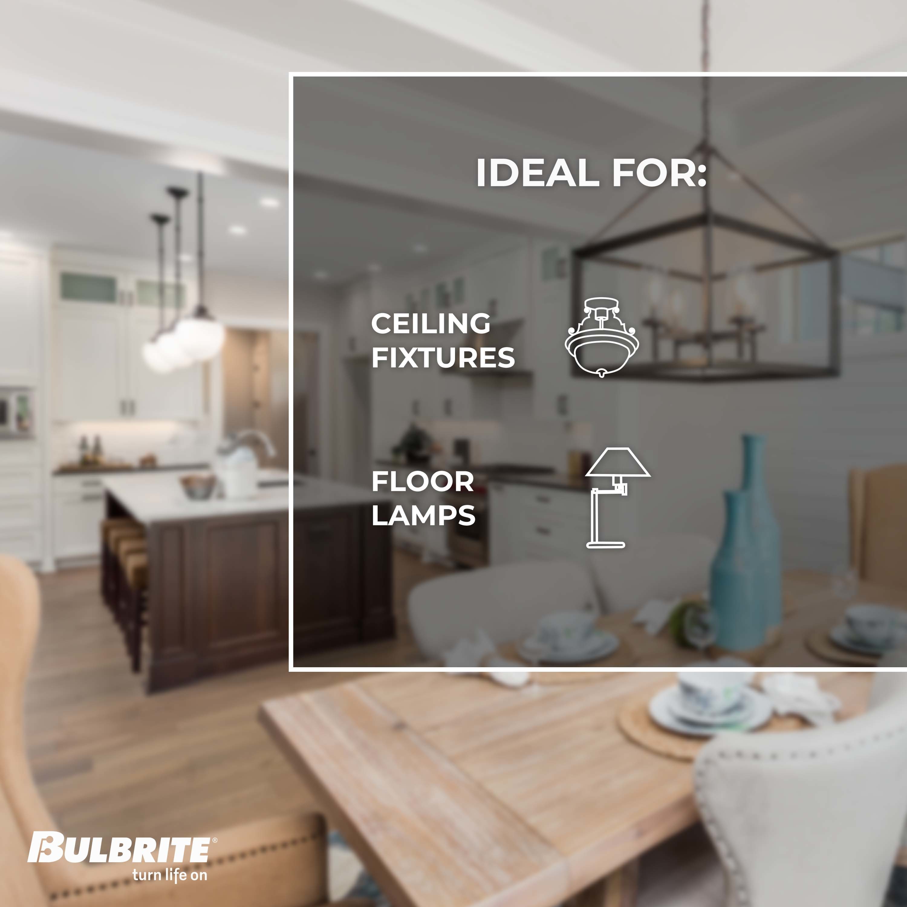 Clear 8.5 Watt Dimmable LED Filament Light Bulbs, Pack of 2