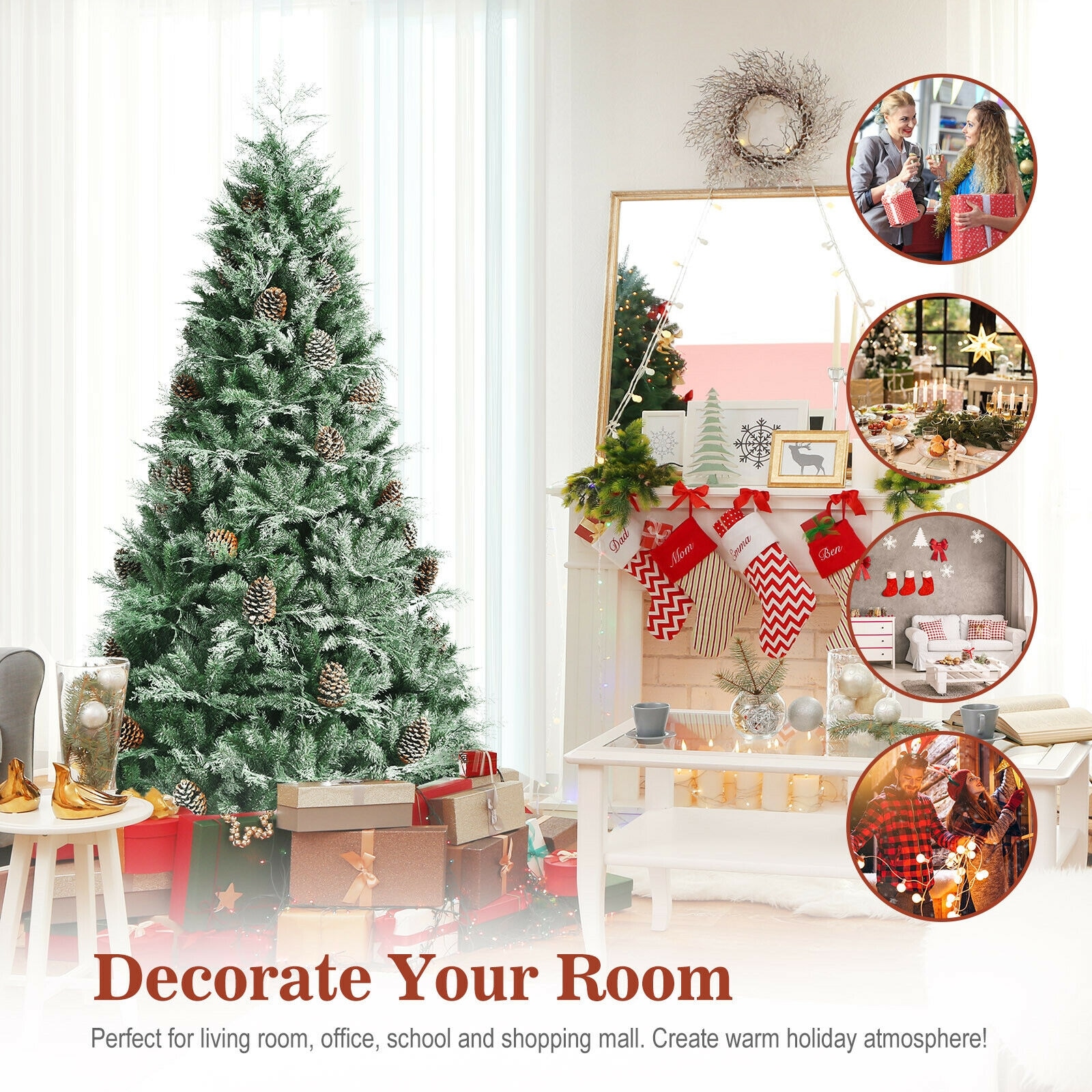 Forclover HYC-CM456 Artificial-Christmas-Trees - View #2
