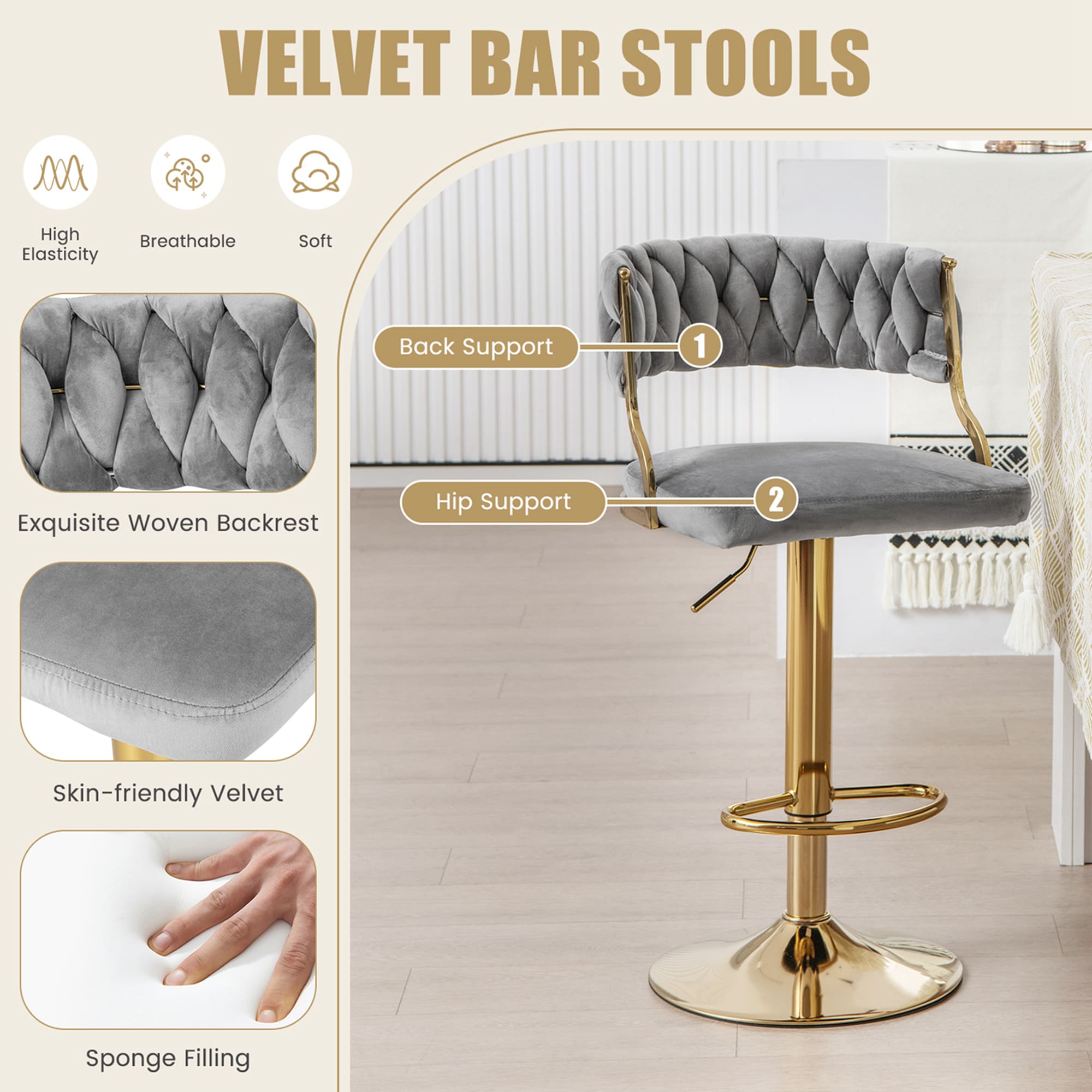 Goplus LWS00411 stools - View #5