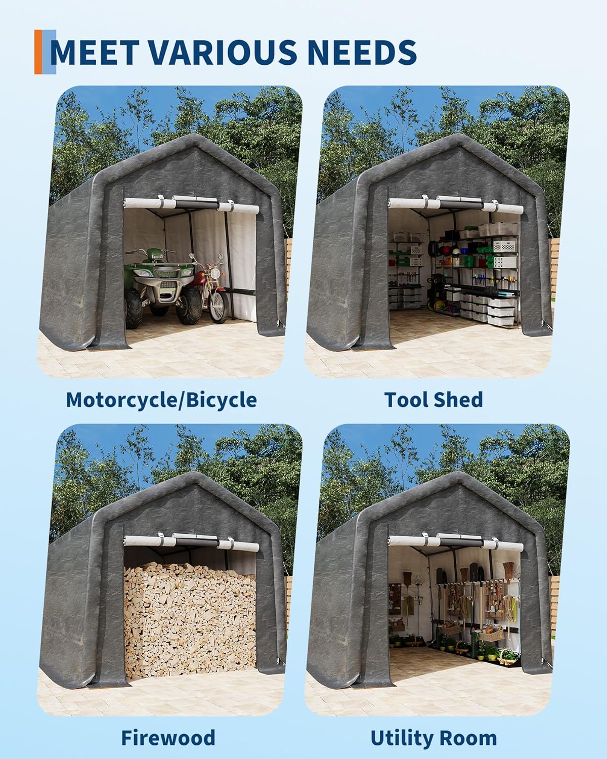 Garvee YHC-33ALF5F5 Carport-Covers - View #5