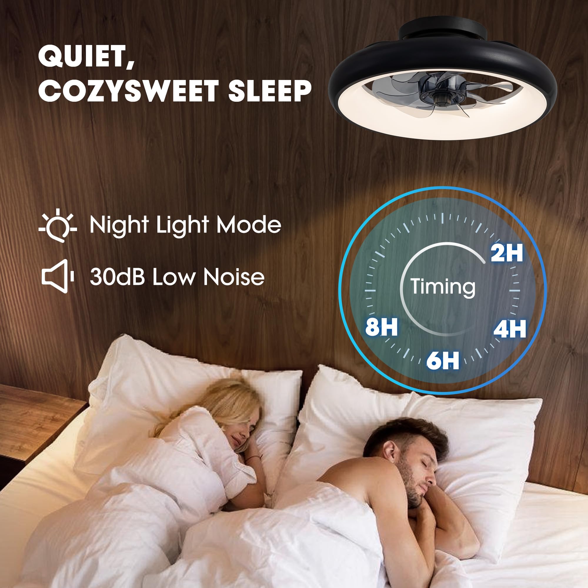 SILJOY Y1095-BK Ceiling-Fans - View #2