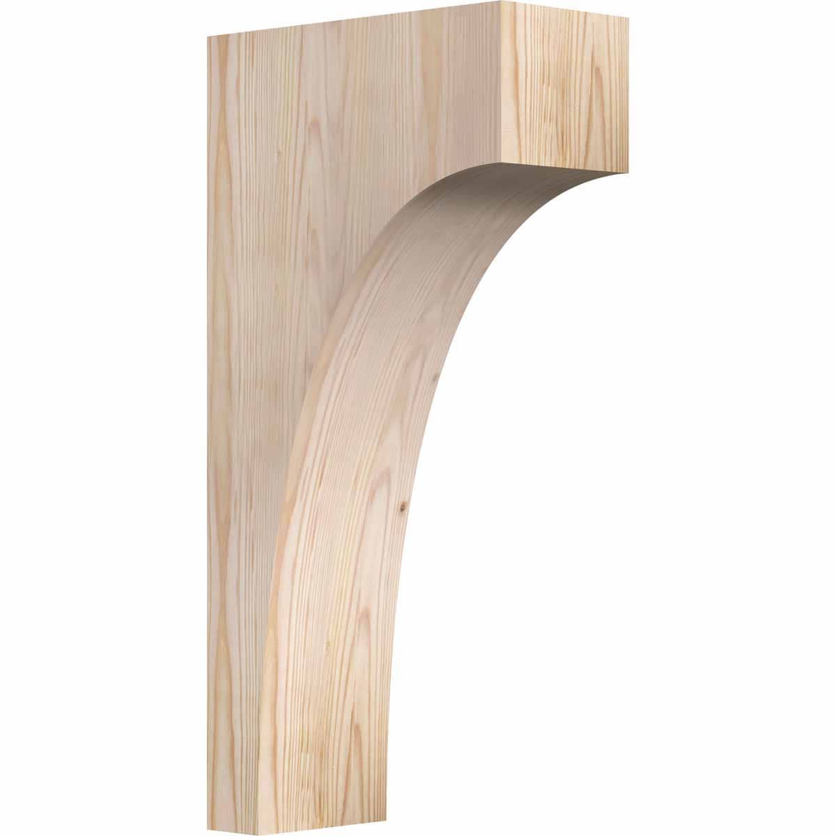 Ekena Millwork COR06X12X24HUN00SDF 5-1/2-in x 12-in x 24-in Huntington Unfinished Douglas fir Wood Paintable/Stainable Corbel