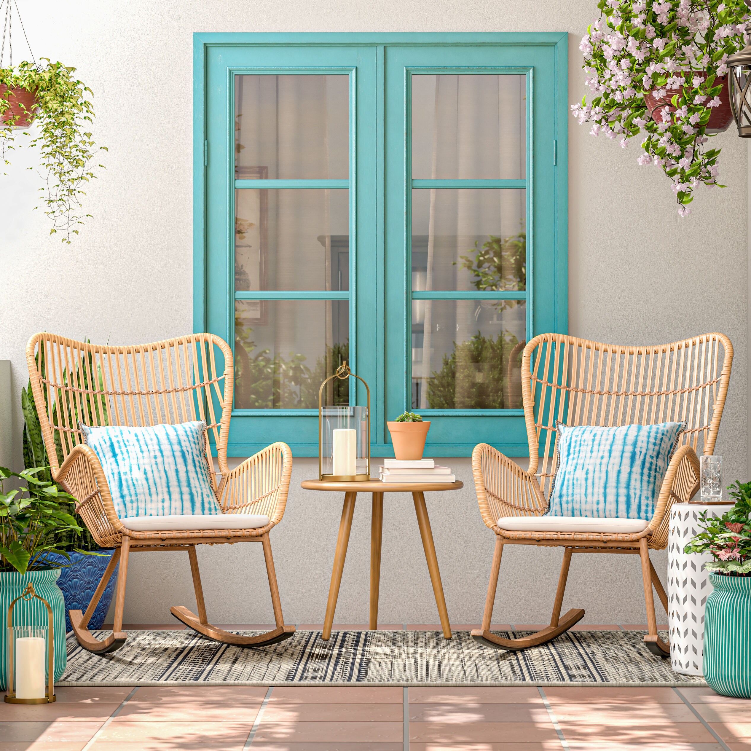 allen + roth TN0NS14B-9C8 Outdoor-Accent-Pillows - View #2