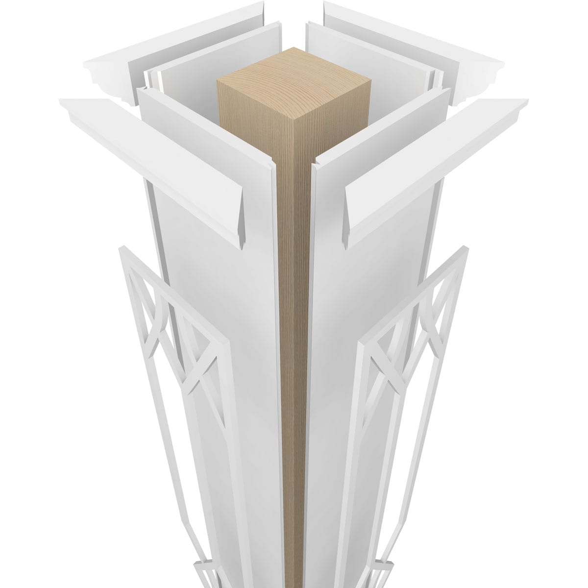 Ekena Millwork CC1010ENRIVTUTU Column-Wraps - View #7