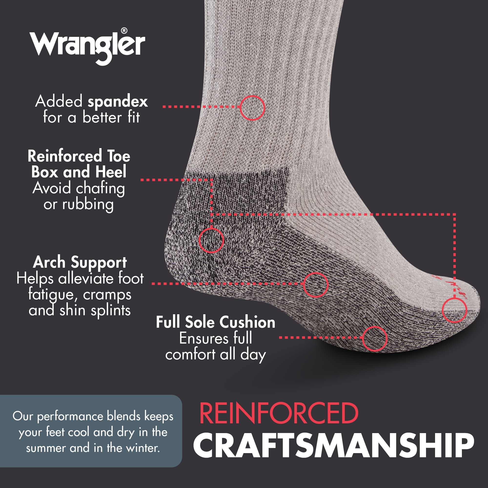 Wrangler WRM401G socks - View #6