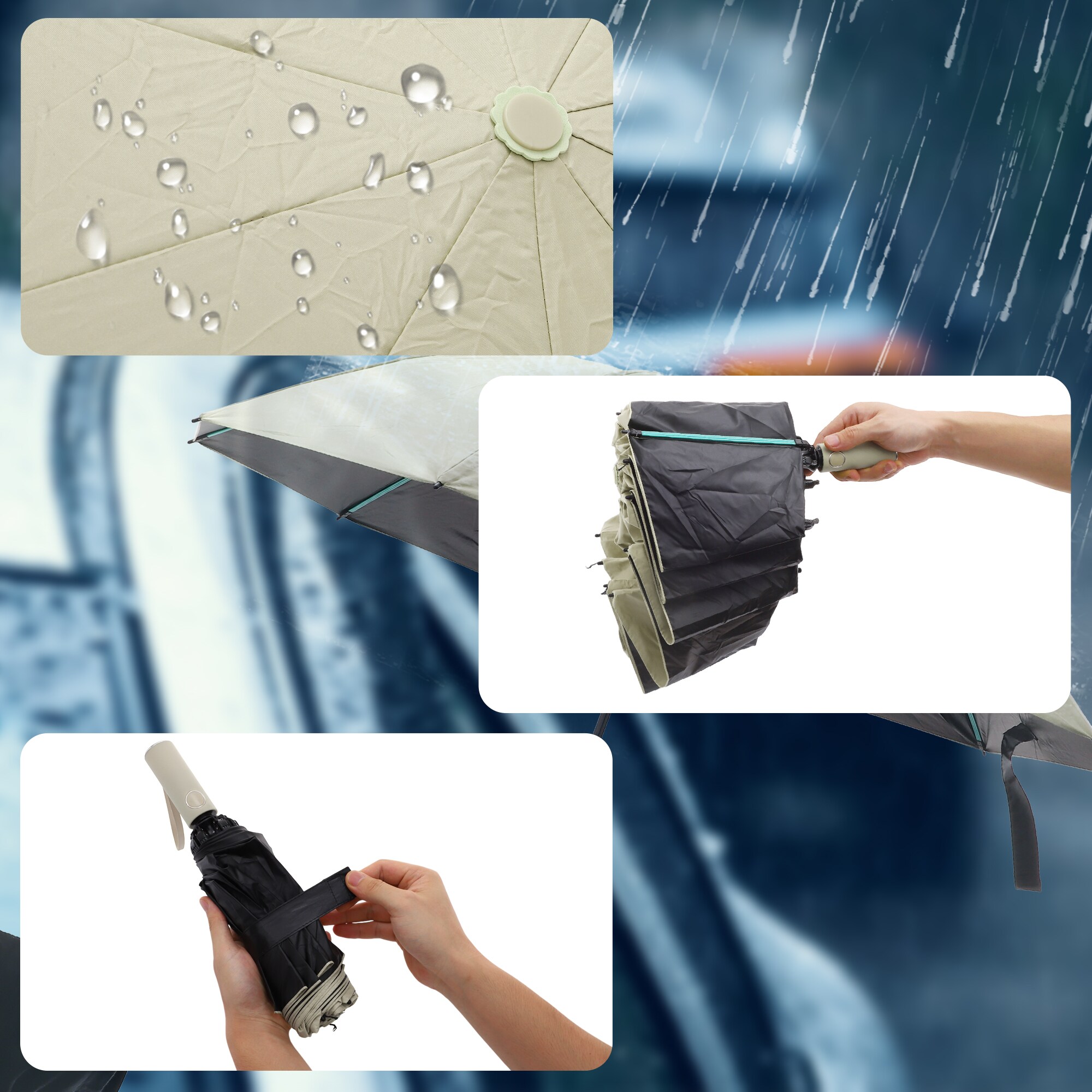 Unique Bargains S26010903UX2113 Umbrellas-3 - View #6