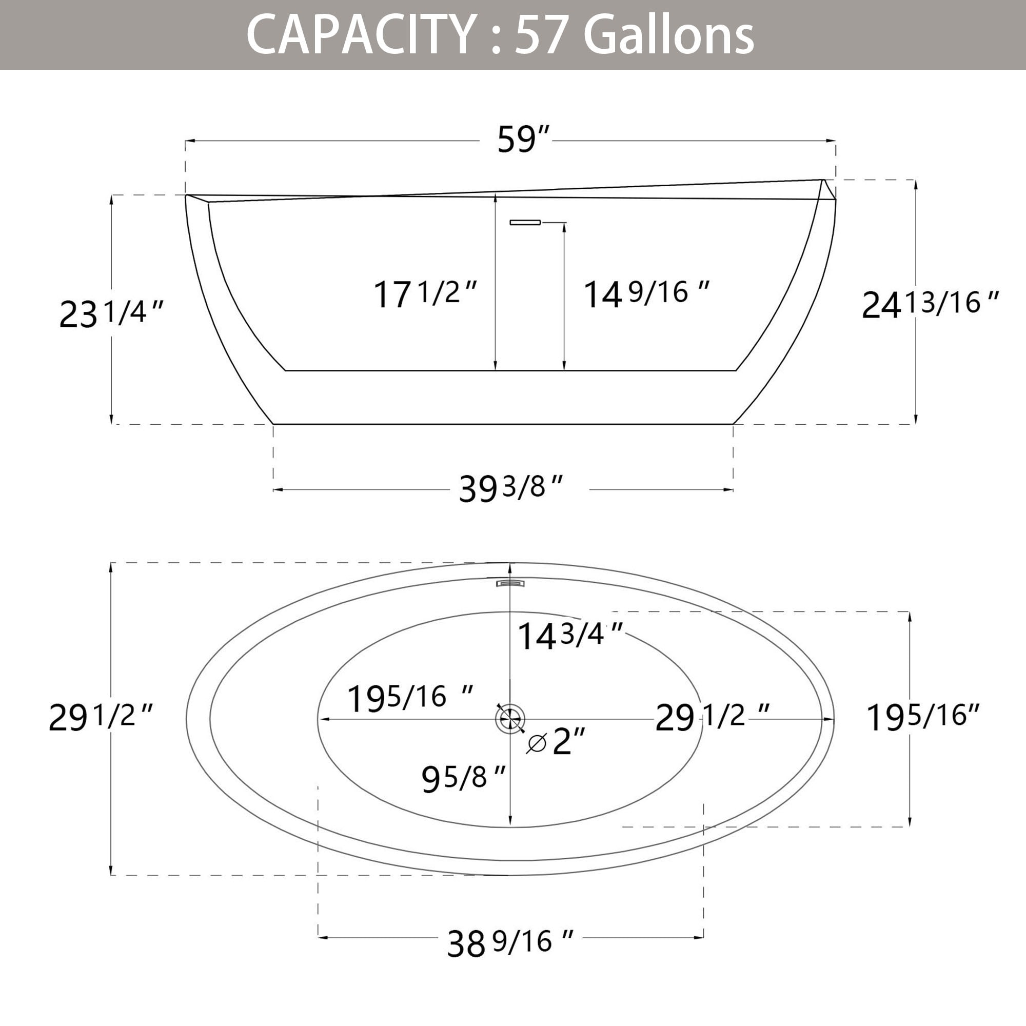 CASAINC CAS460W bathtubs - View #15