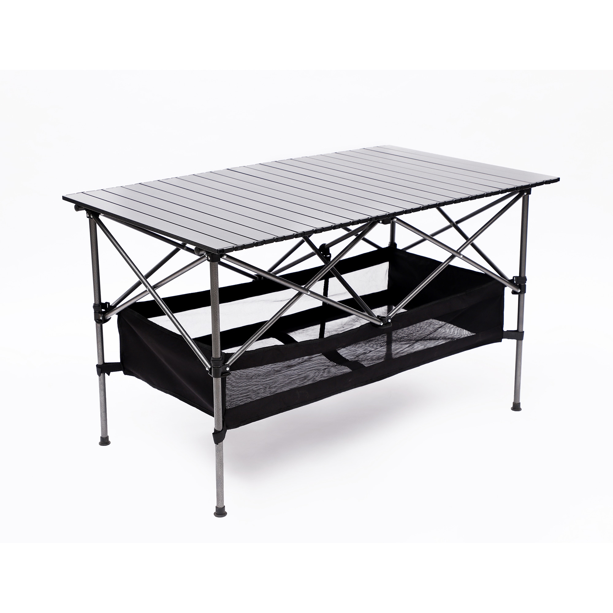 Forclover J2FW-T002 Folding Camping Table Rectangle N Coffee Table 27.56-in W x 46.46-in L