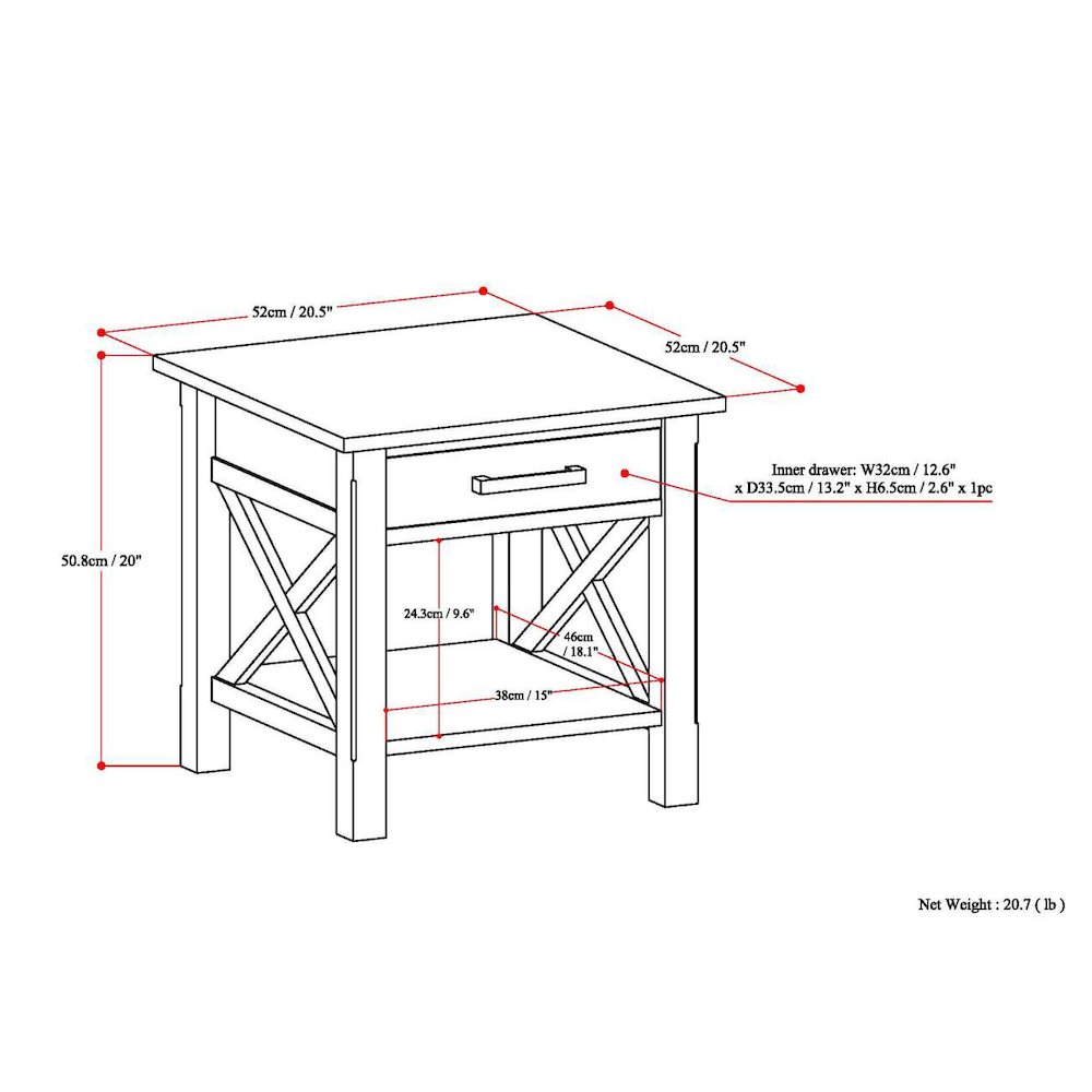 Simpli Home AXCKIT03-FOG End-Tables - View #2