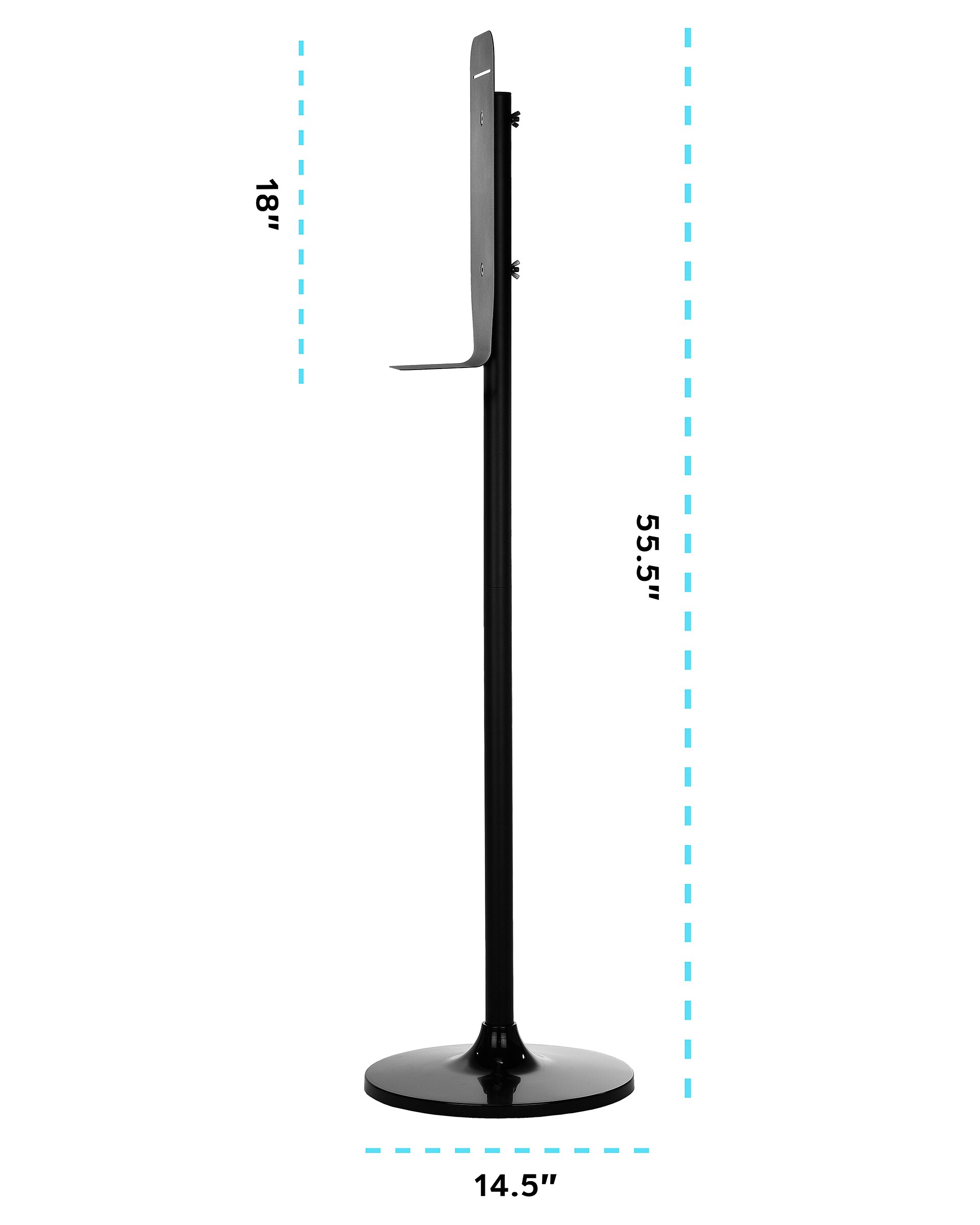 Alpine Industries ALP430-STAND-BLK-2PK Hand-Sanitizers - View #5