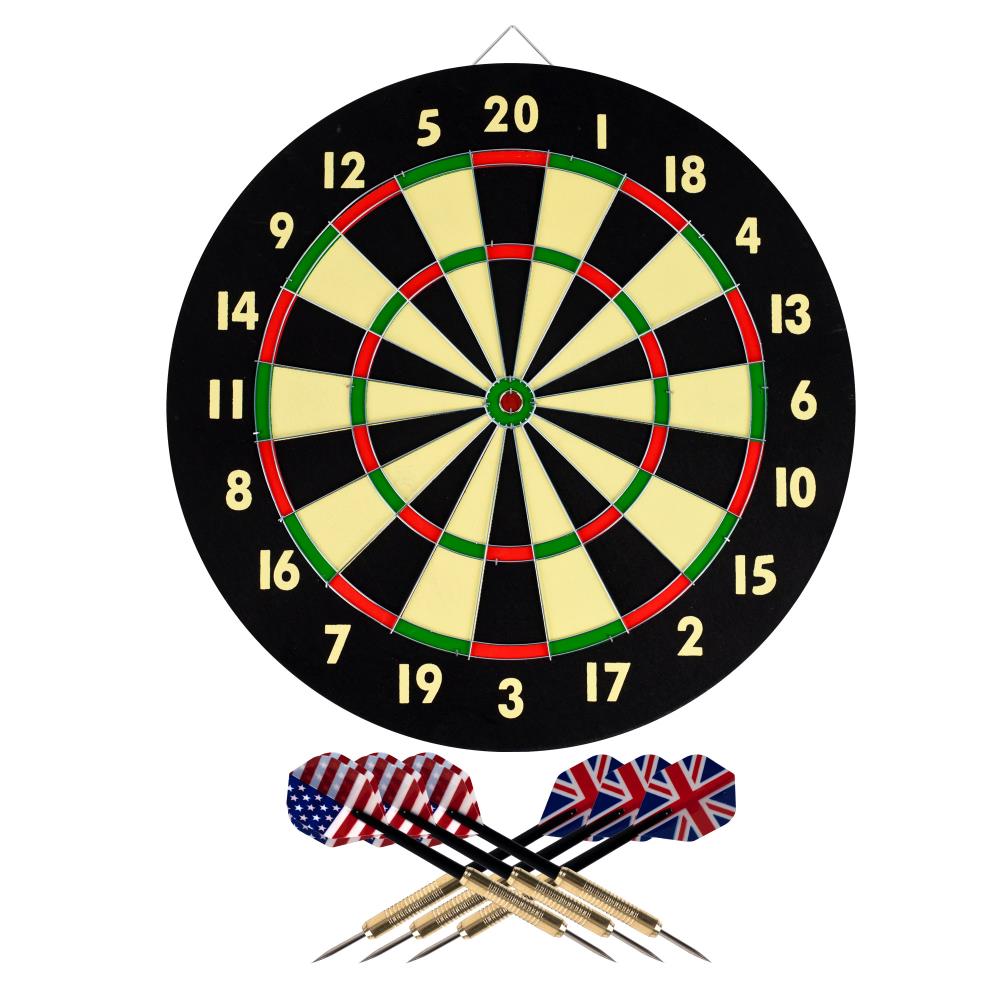 Dart Board Tip Double Sided Hanging Dartboards Portable Family Game Darts Sets 
