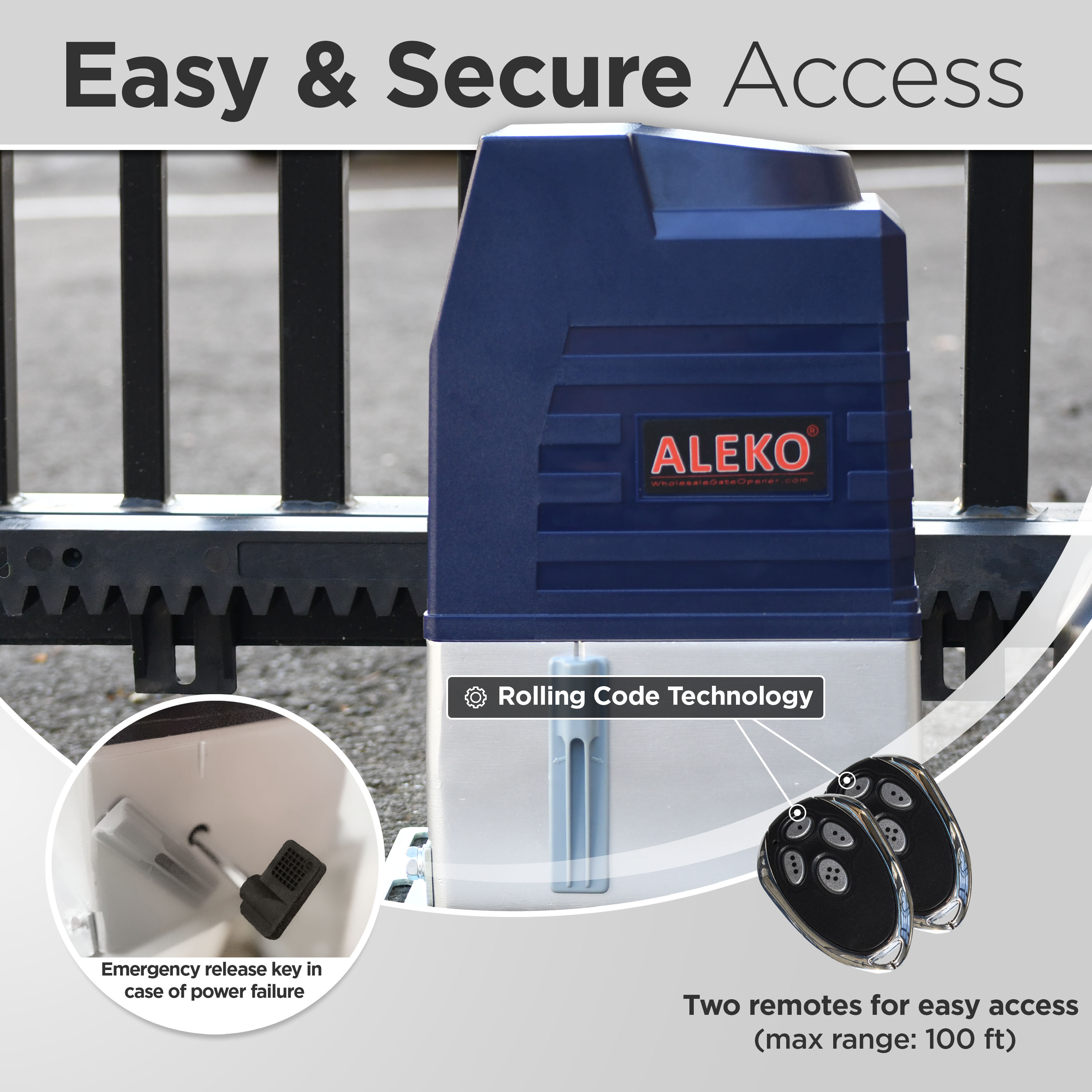 ALEKO AR2000ACC Gate-Opener-Kits - View #10