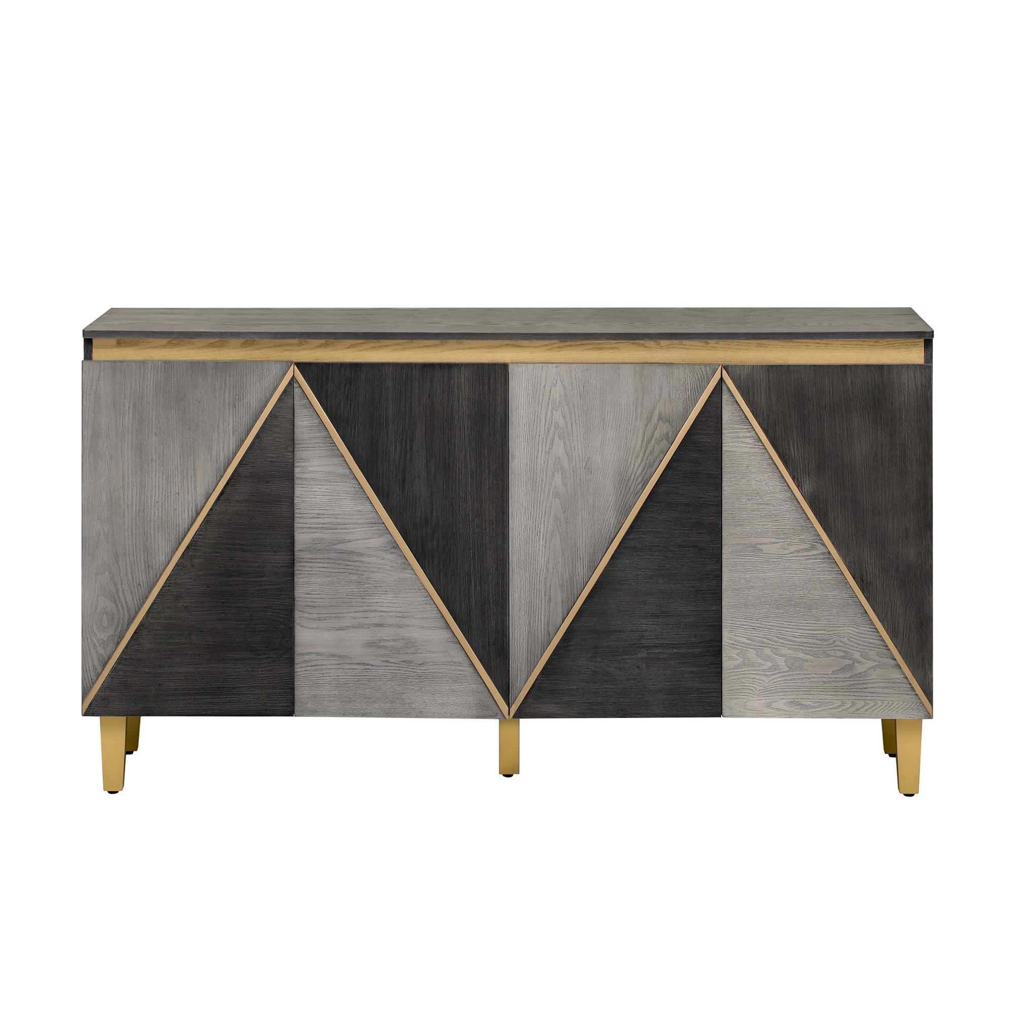 SINOFURN SYA330163BL N/C Contemporary/Modern Gray Sideboard