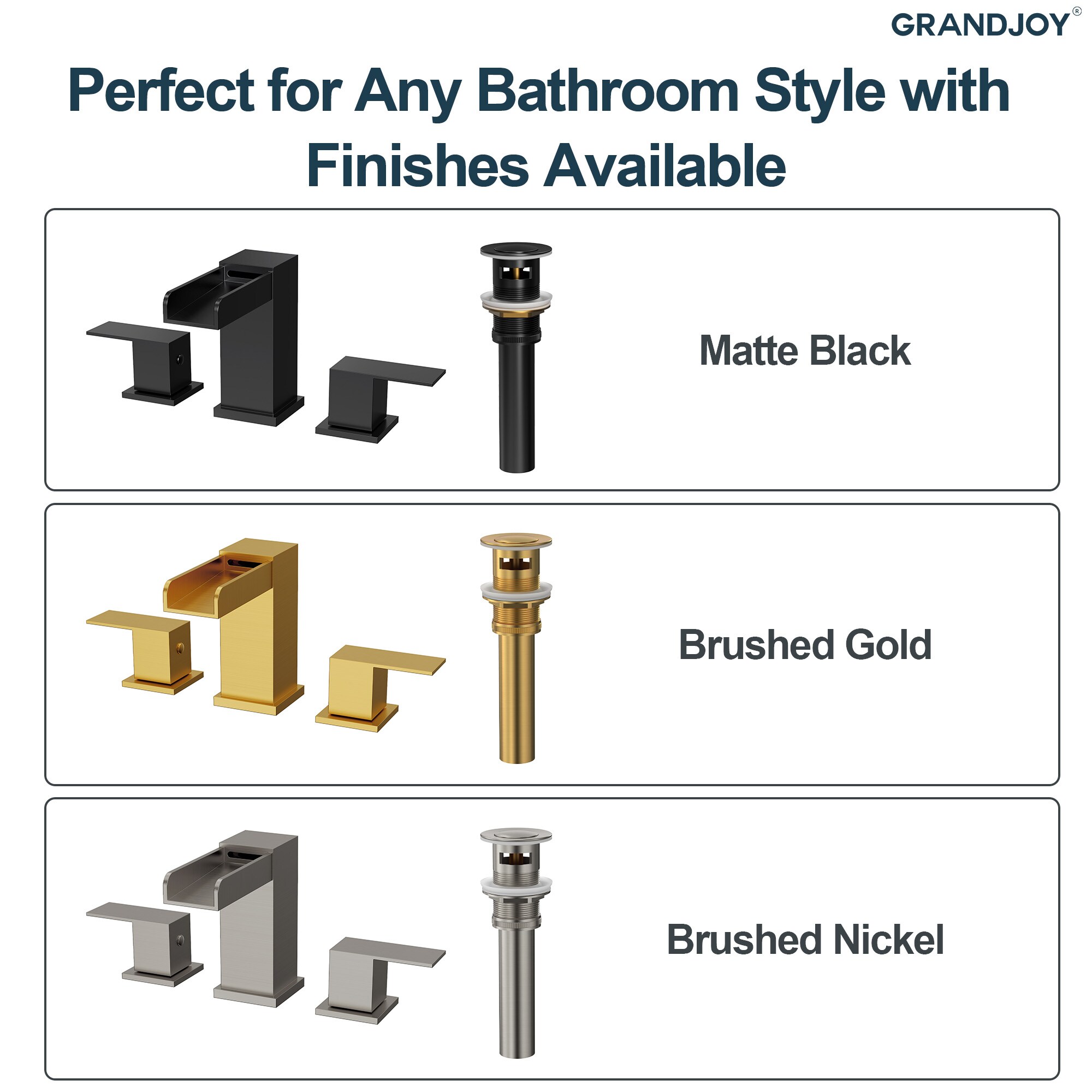 GRANDJOY SGF11GJ-64BL Lavatory-Faucets - View #13