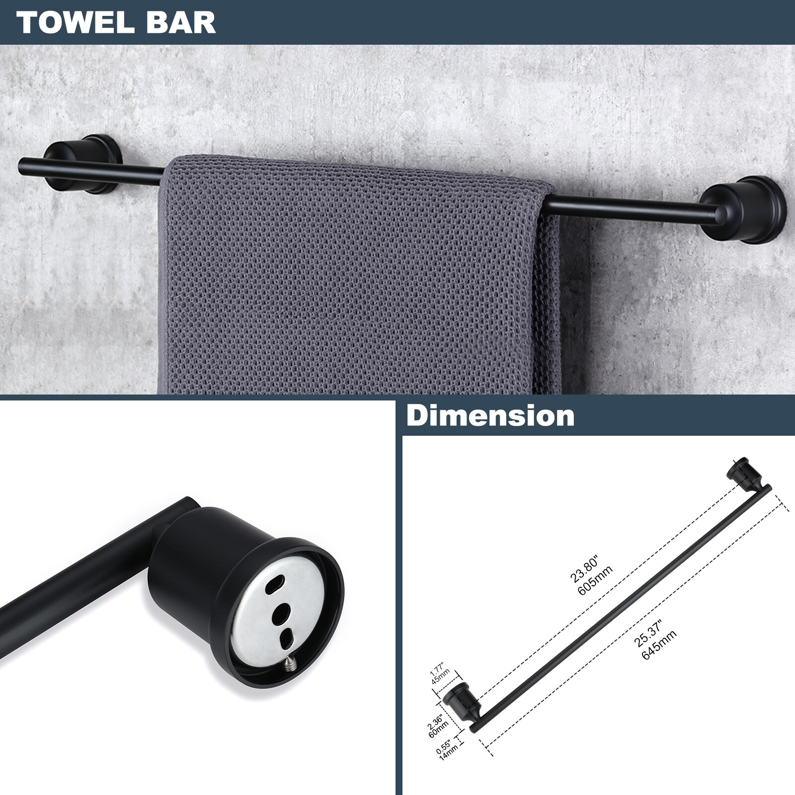 WOWOW 4030501B Decorative-Bath-Hardware-Kits - View #2