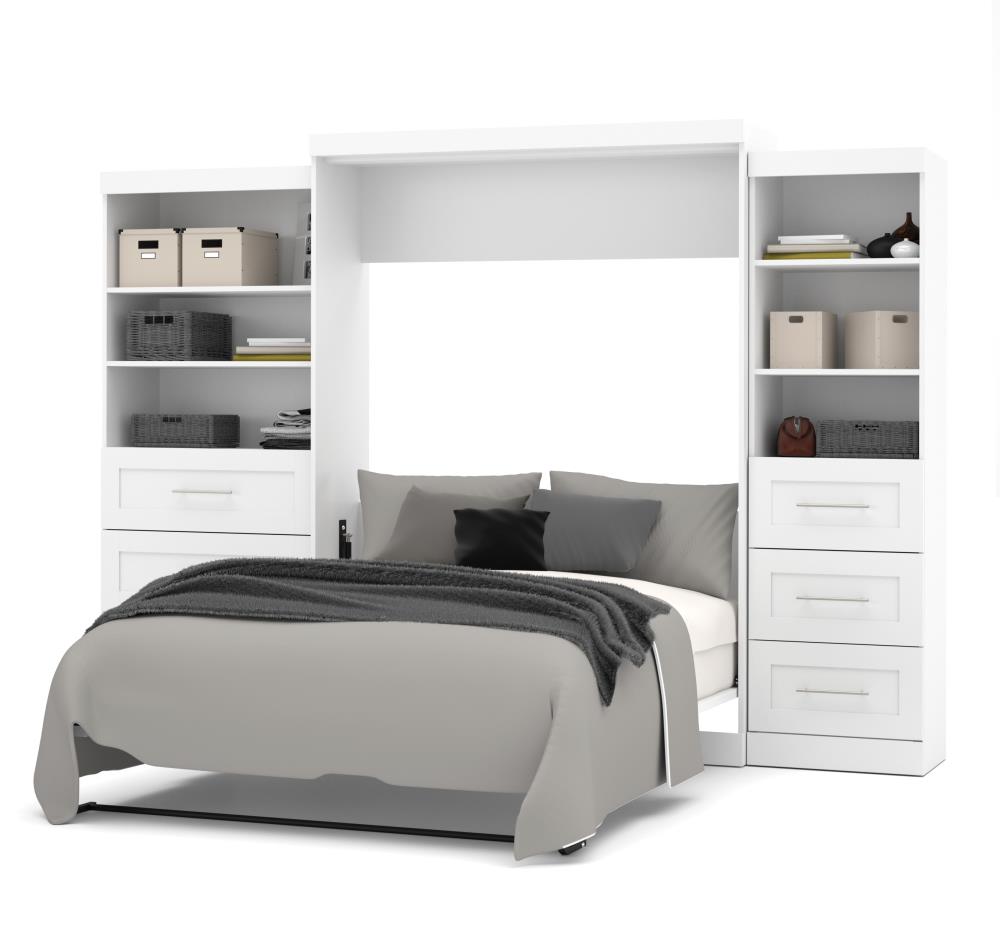 Bestar Pur White Queen Murphy Bed in the Beds department at Lowes.com