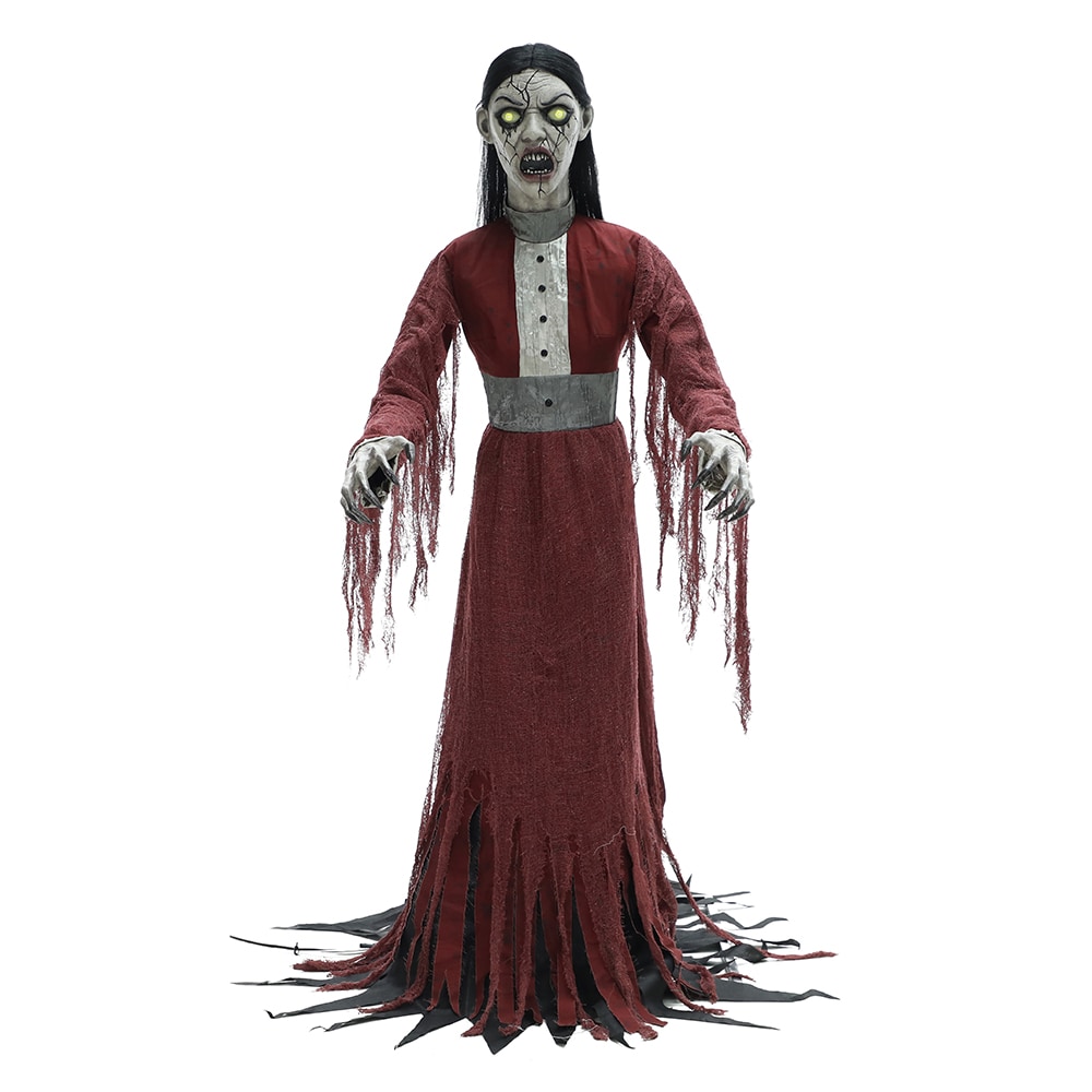 Haunted Living 5-ft Pneumatic Ghostly Woman in the Halloween Decor ...