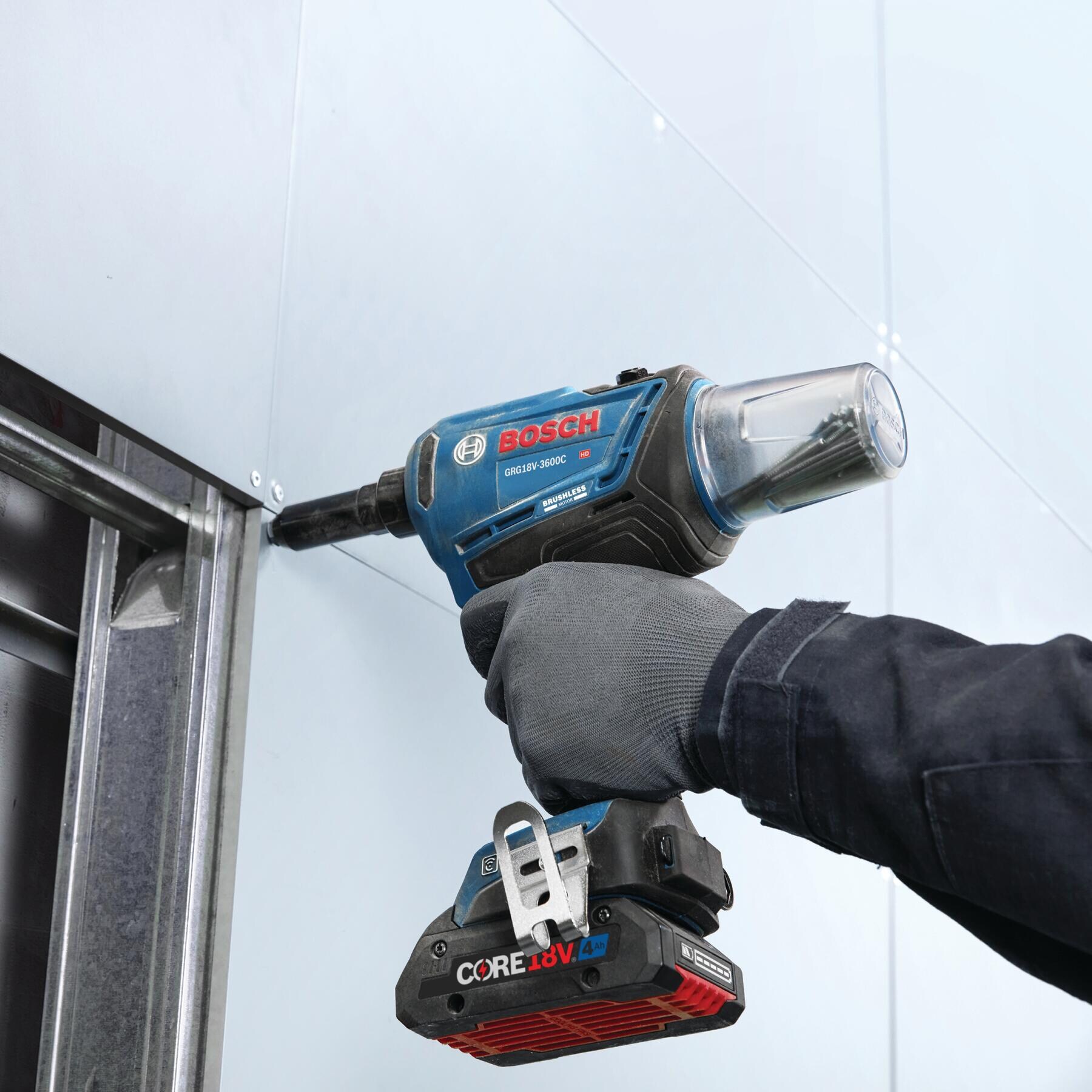 Bosch 18V Brushless Connected Rivet Tool (Bare Tool) in the Riveters  department at