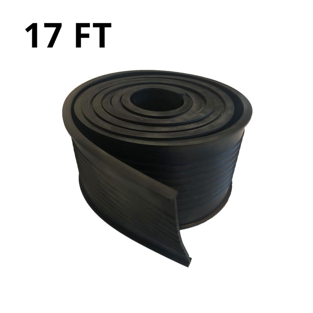 DURA-LIFT 17-ft x 3-1/2-in x 5/16-in Black Rubber Garage