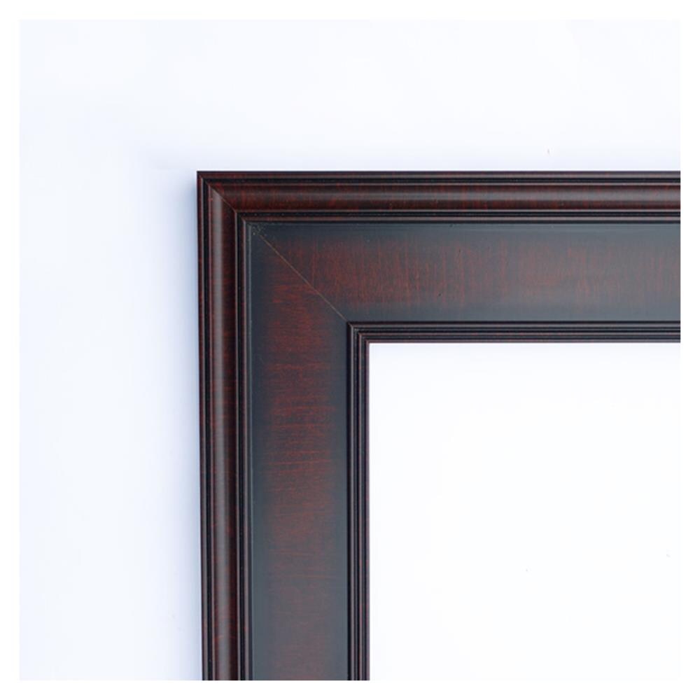 Amanti Art Annatto Mahogany Frame Collection 35.38-in W x 17.38-in H ...