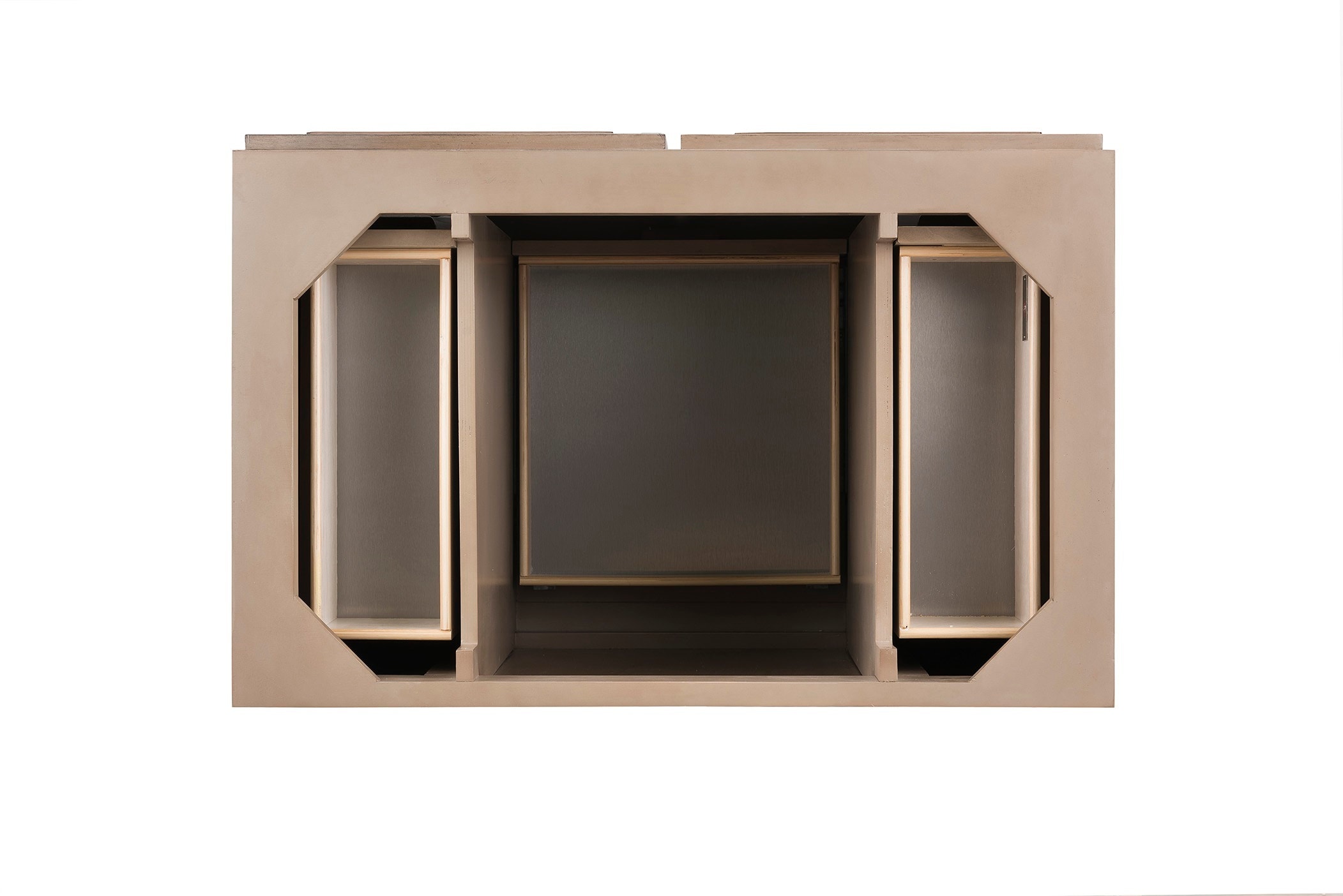 Portland 36" Whitewashed Walnut Single Vanity Base
