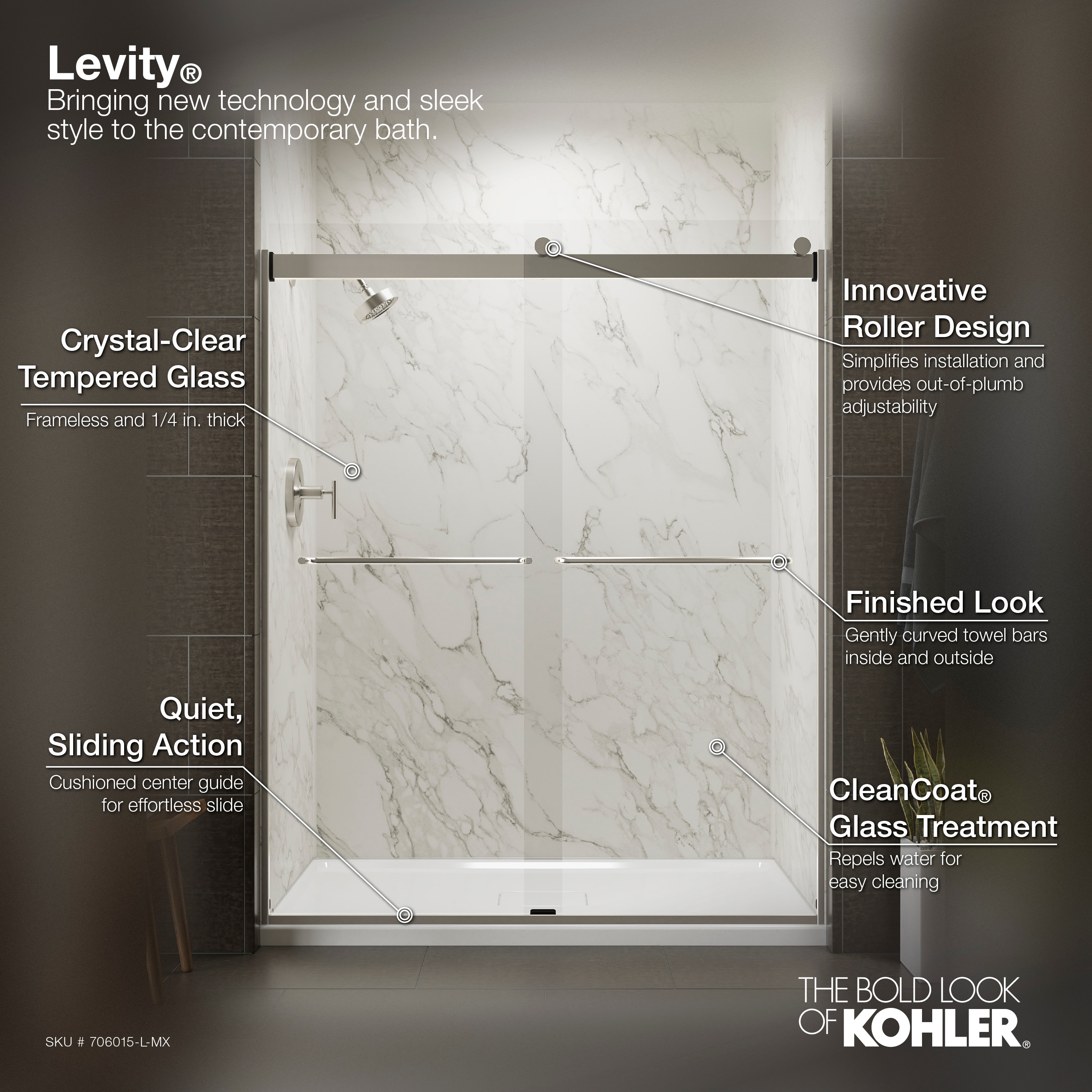 KOHLER 706015-L-MX Shower-Doors - View #9