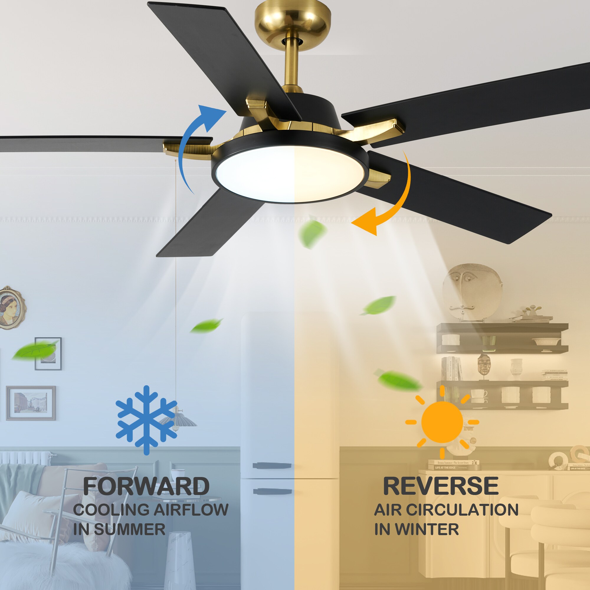 Oaks Decor BD5222HWJ Ceiling-Fans - View #12