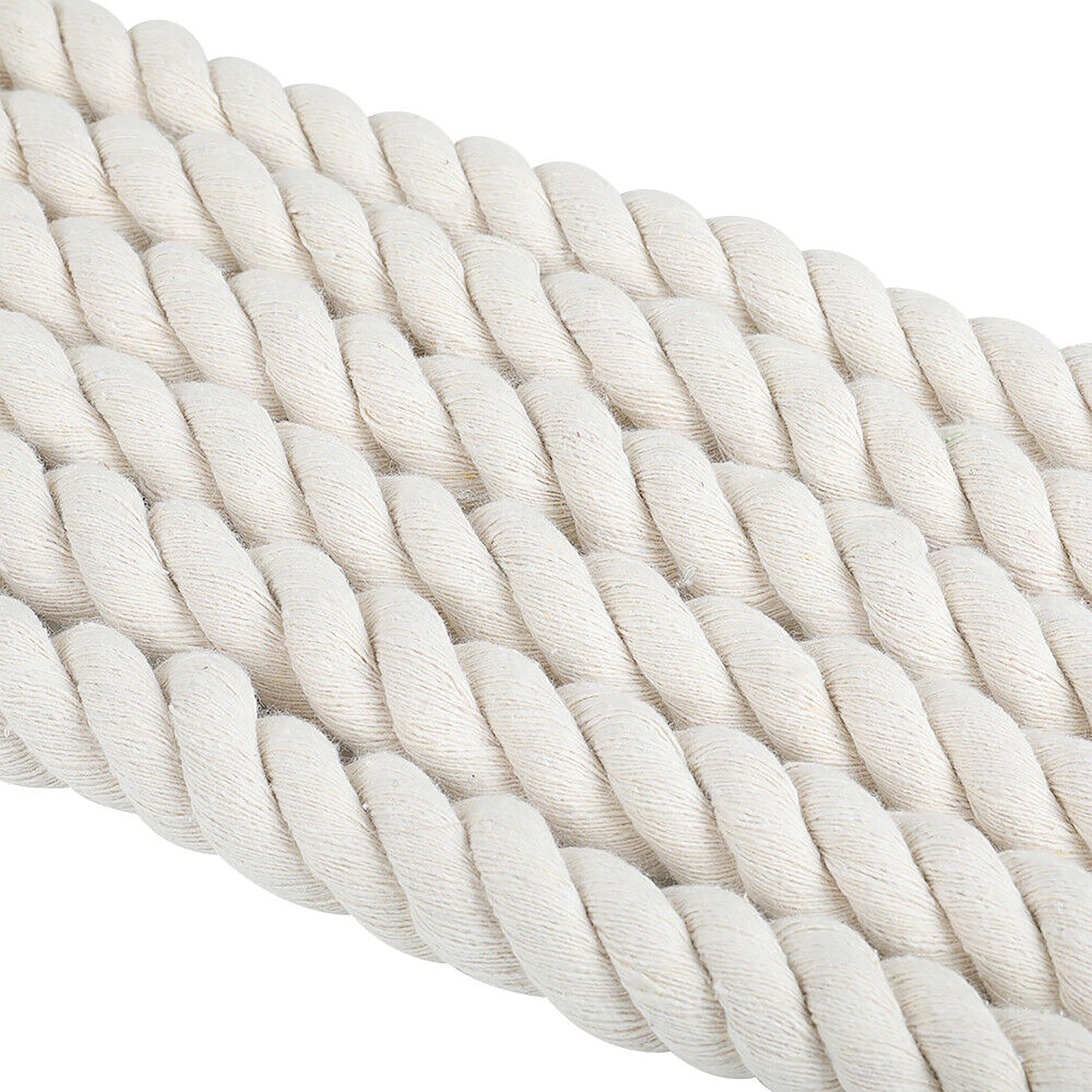 Blue Hawk 0.06-in x 190-ft Twisted Jute Rope (By-the-Roll) in the Rope  (By-the-Roll) department at