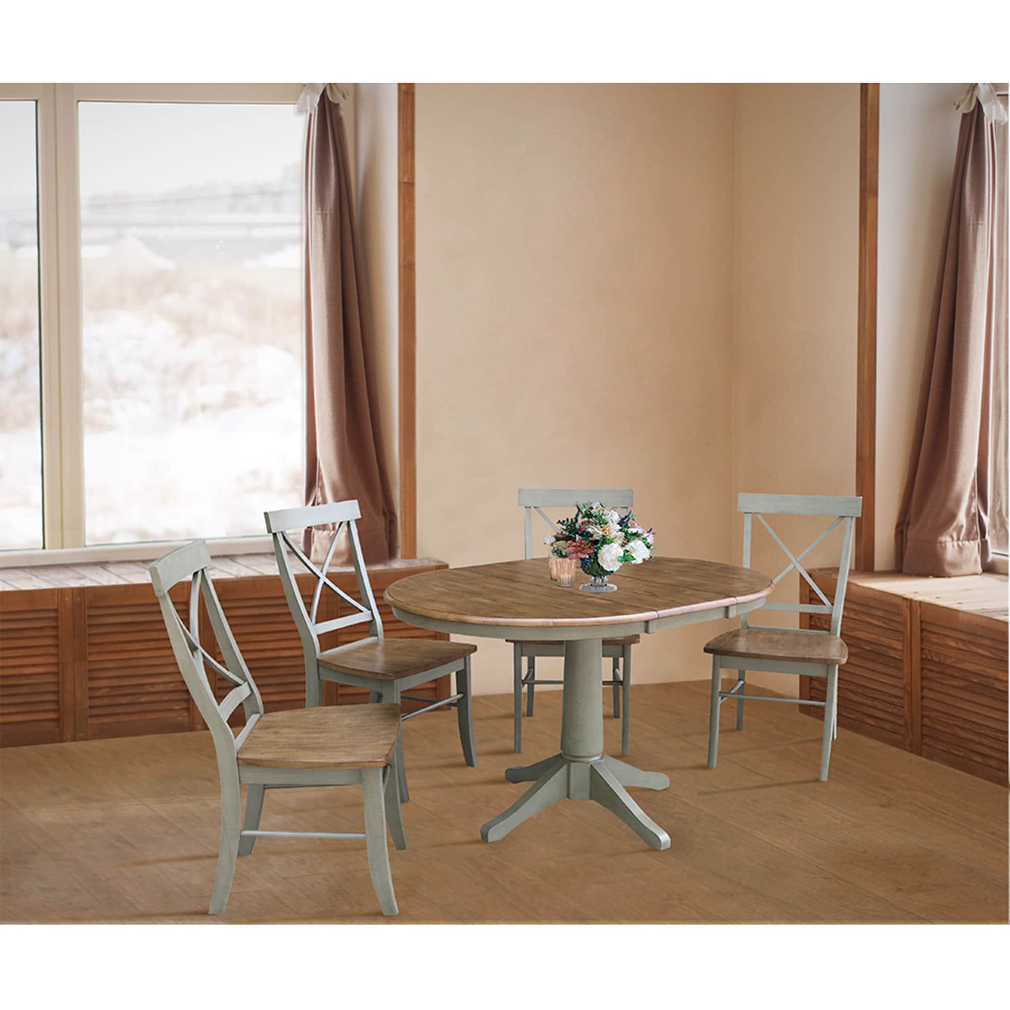 International Concepts K41-36RXT-27B-C613-4 Dining-Sets - View #2
