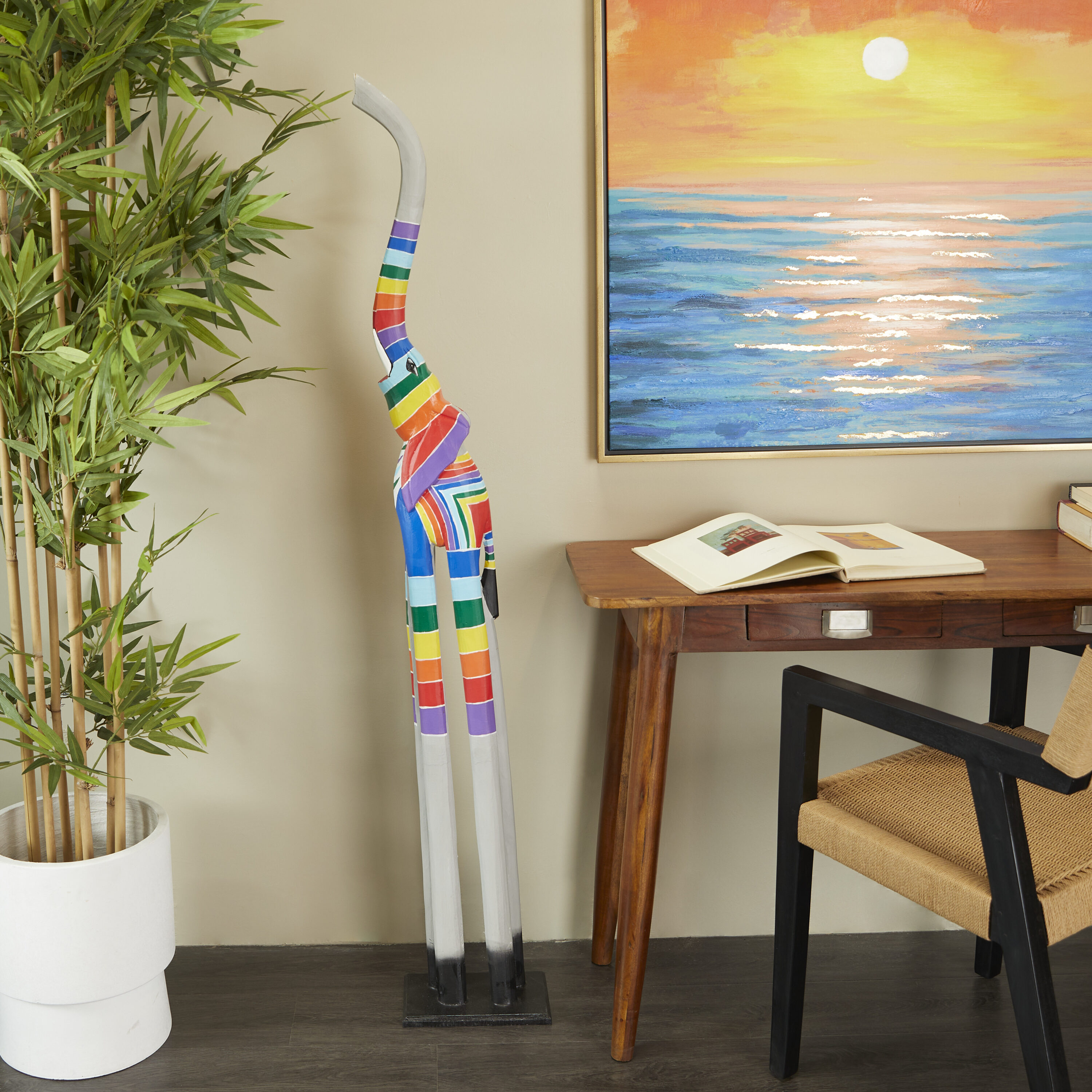 Grayson Lane 88623 Multiple colors/finishes Wood Eclectic Sculpture
