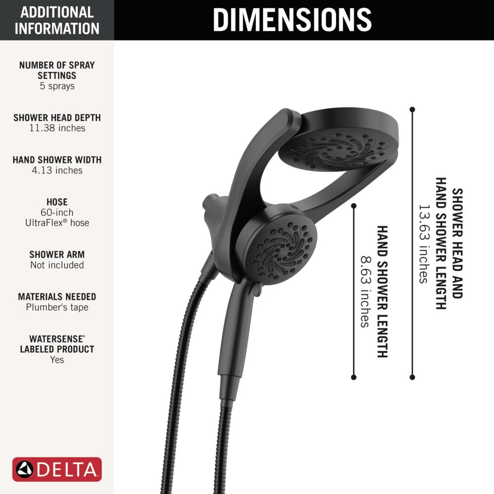 Delta 75419BL Fixed-Showerhead - View #6