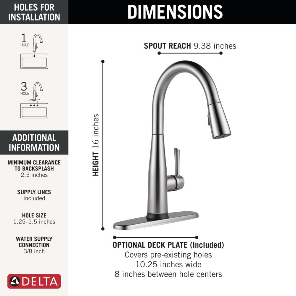 Delta 9113TLV-AR-DST Kitchen-Faucets - View #7