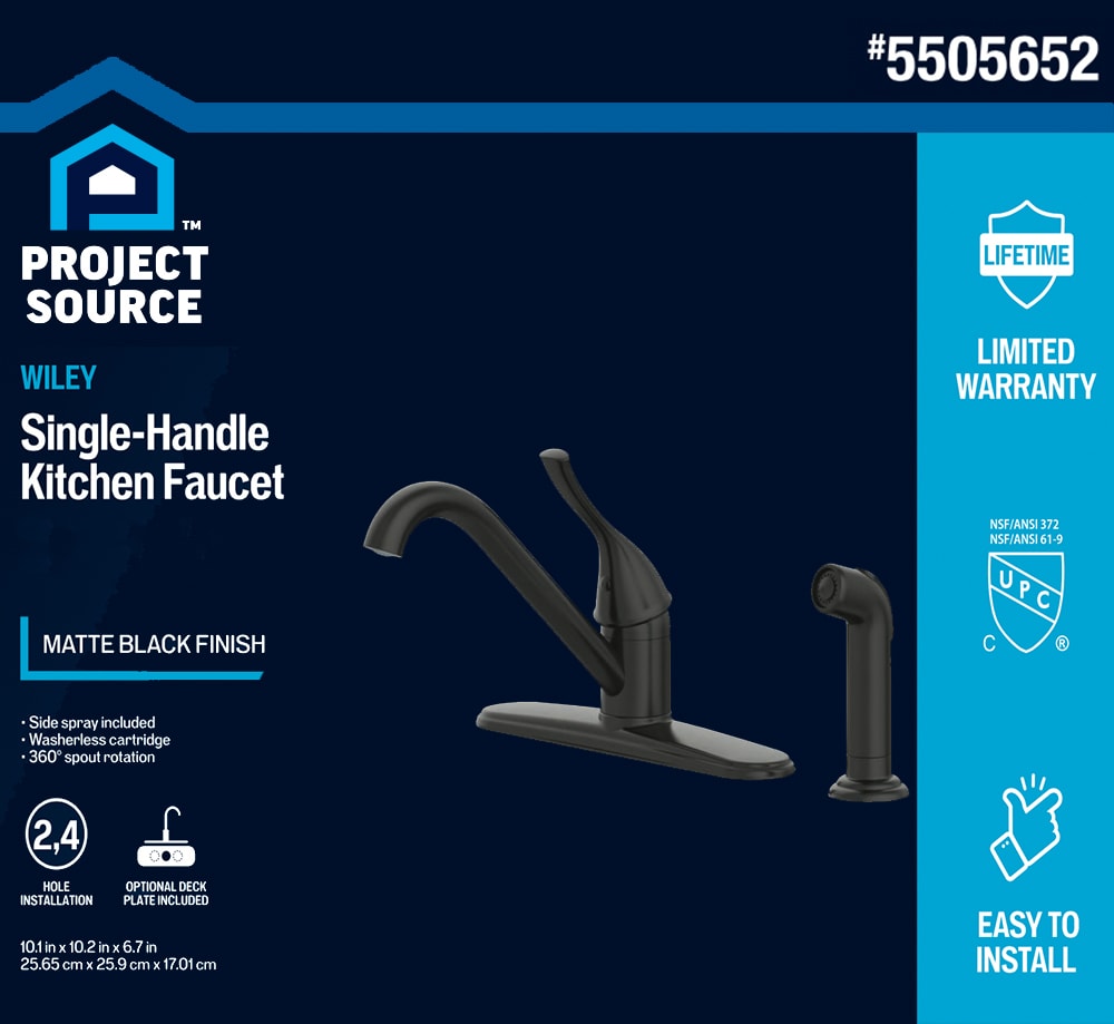 Project Source 67915W-107001 Kitchen-Faucets - View #2
