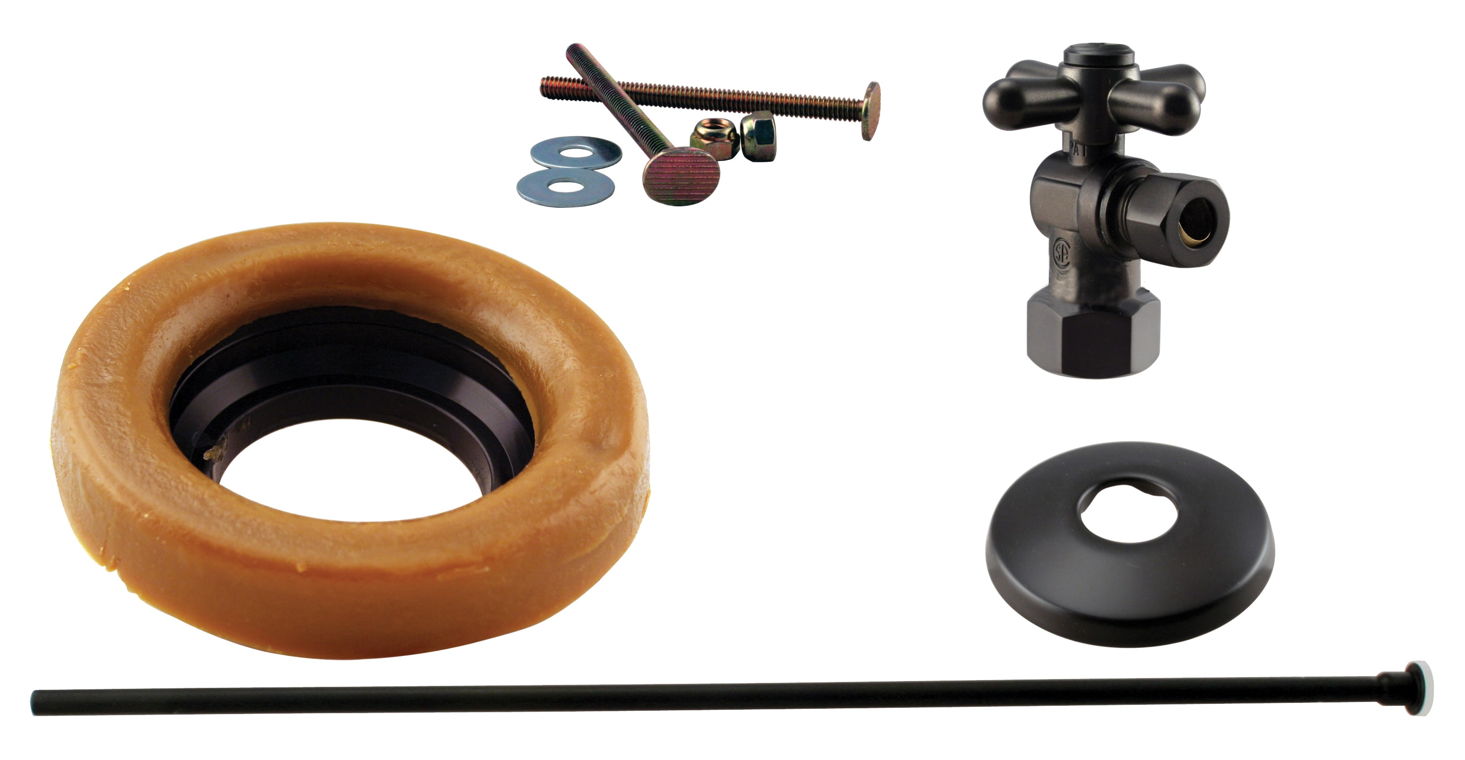 WESTBRASS D1615TBX-12 Oil Rubbed Bronze Toilet assembly kit