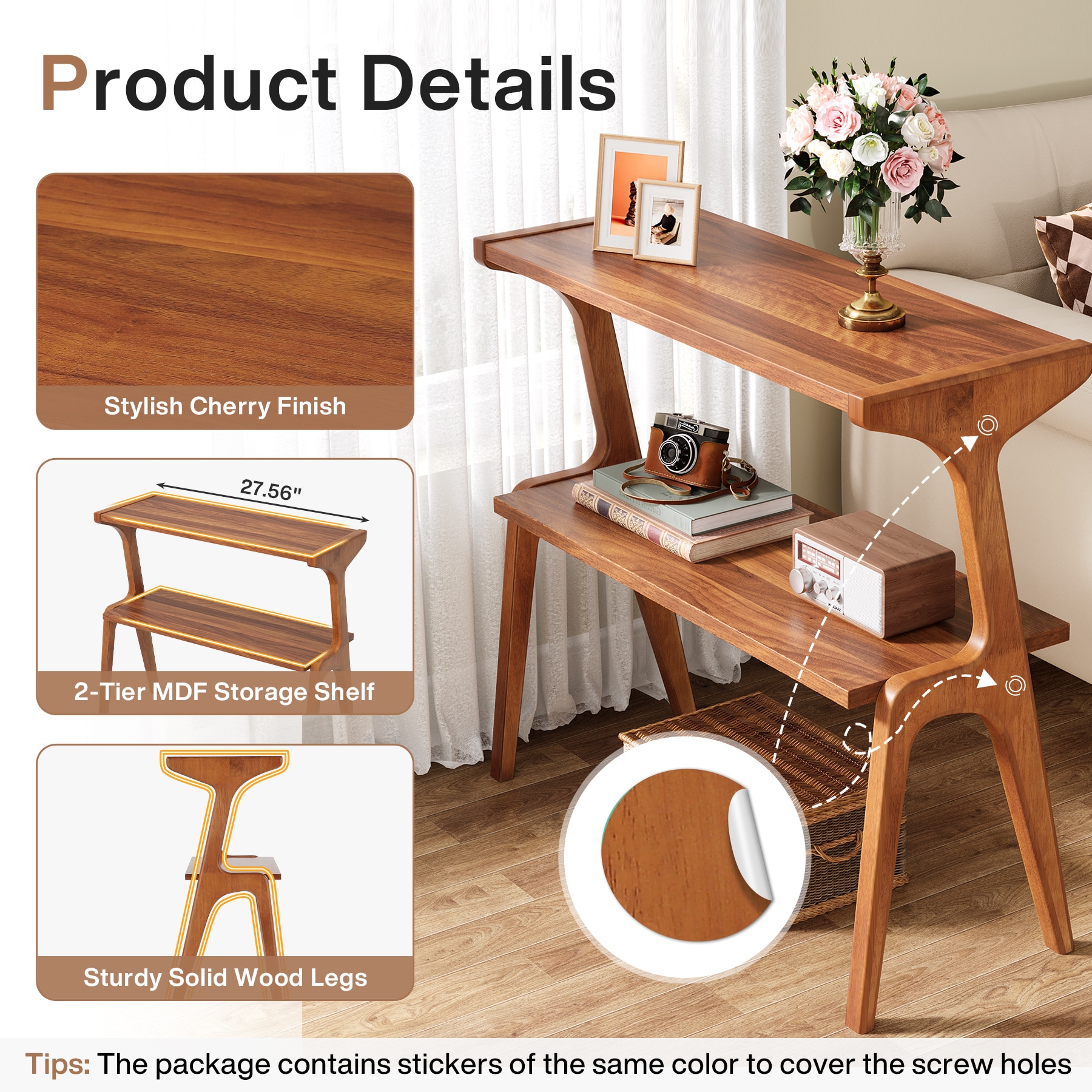 Tribesigns LWFD-HL0109 End-Tables - View #4
