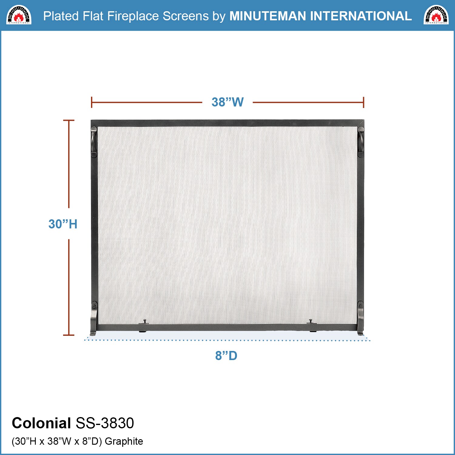 Minuteman International SS-3830 Fireplace-Screens - View #2