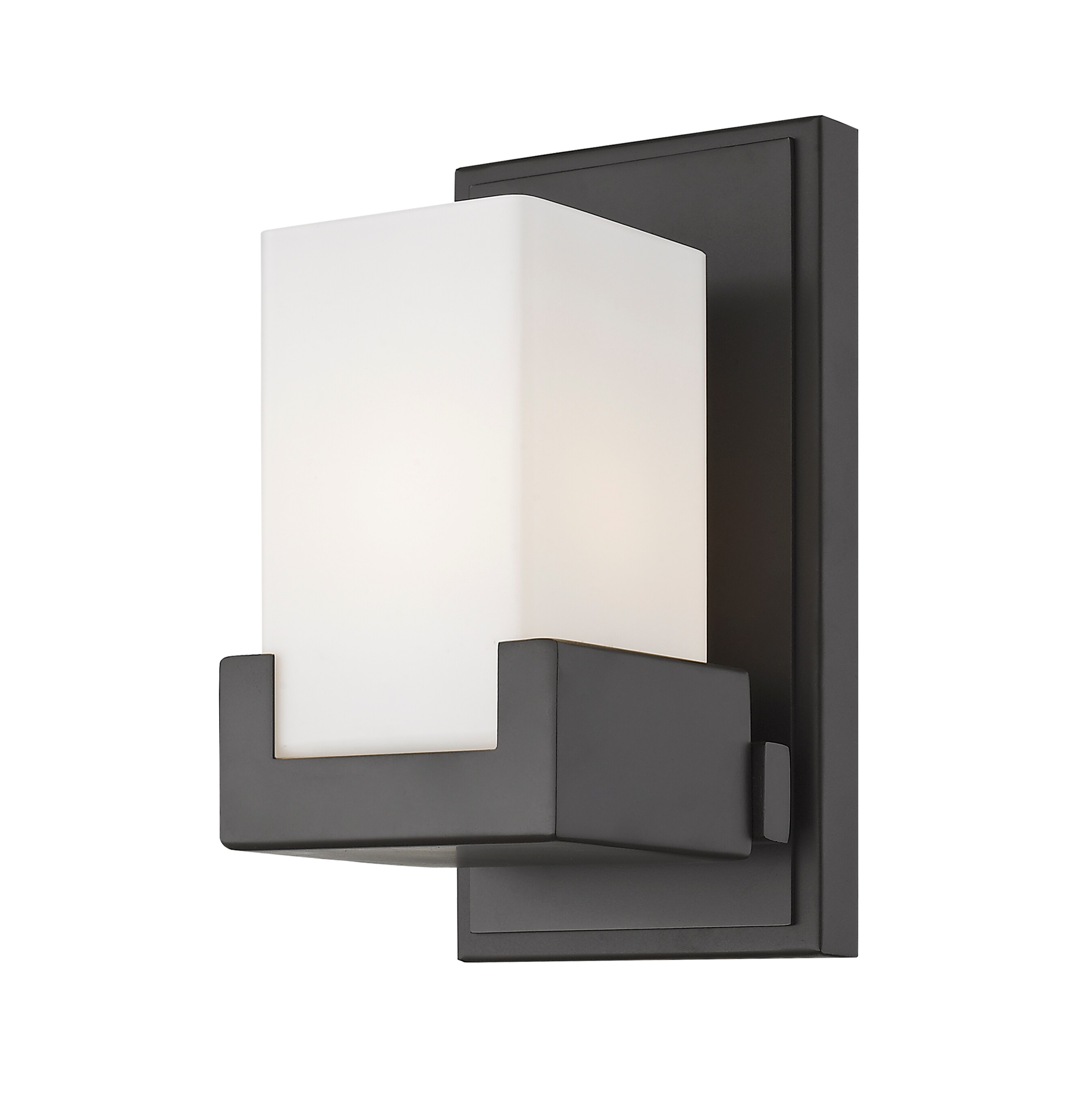 Z-Lite 1920-1S-BRZ-LED Peak 4.63-in 1-Light Bronze LED Modern/Contemporary Vanity Light